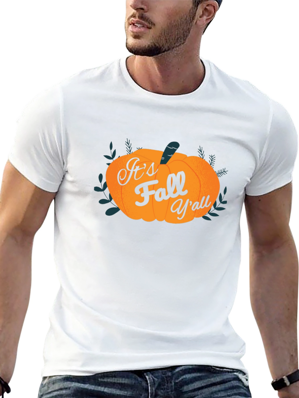 Its Fall Yall Pumpkin T-Shirt - Spooky Season
