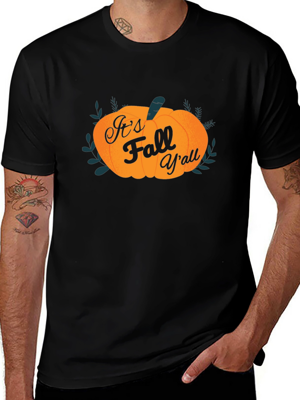 Its Fall Yall Pumpkin T-Shirt - Spooky Season