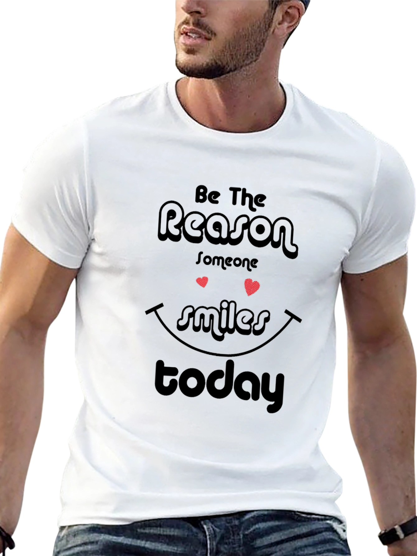 Inspirational Reason to Smile Graphic T-Shirt
