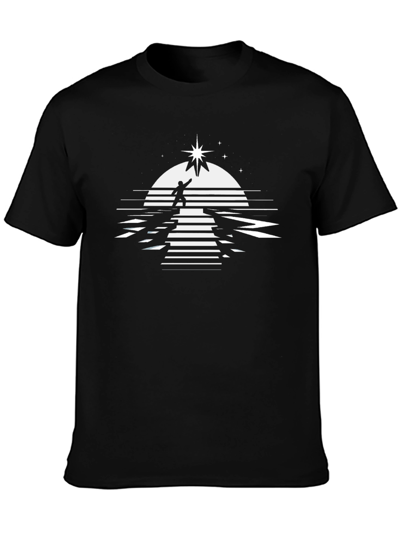 Reach for the Stars Graphic Tee - Black