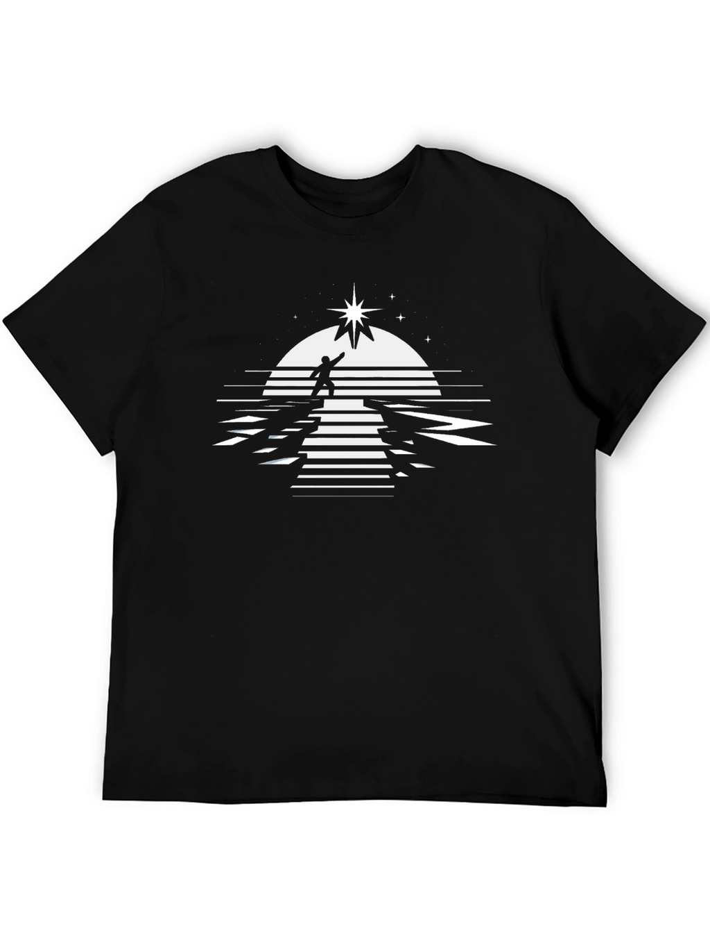 Reach for the Stars Graphic Tee - Black