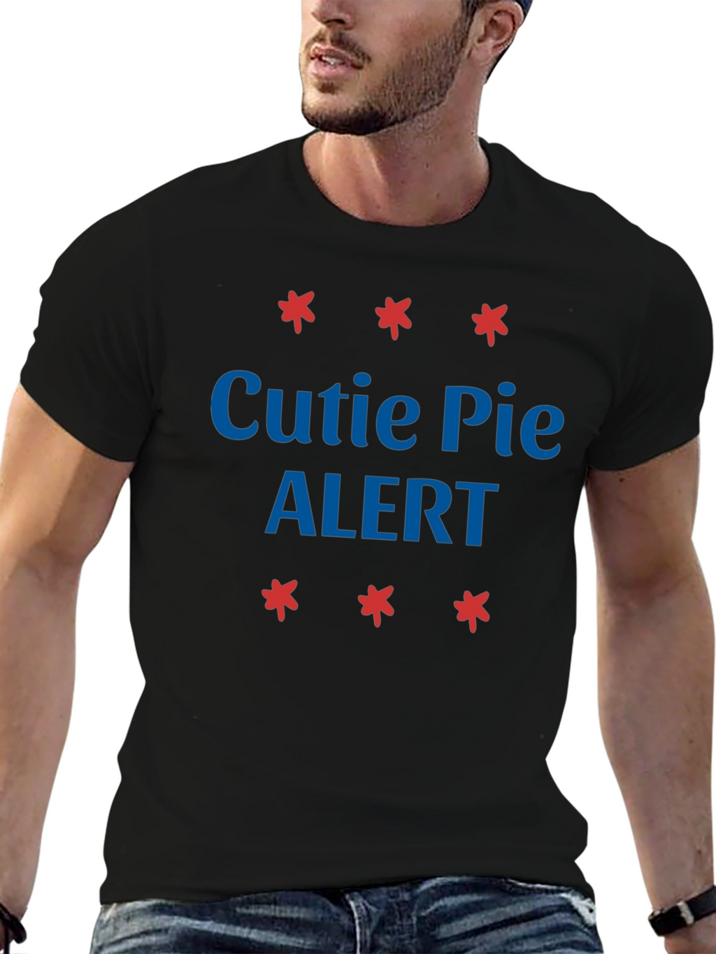 Cutie Pie Alert Graphic T-Shirt