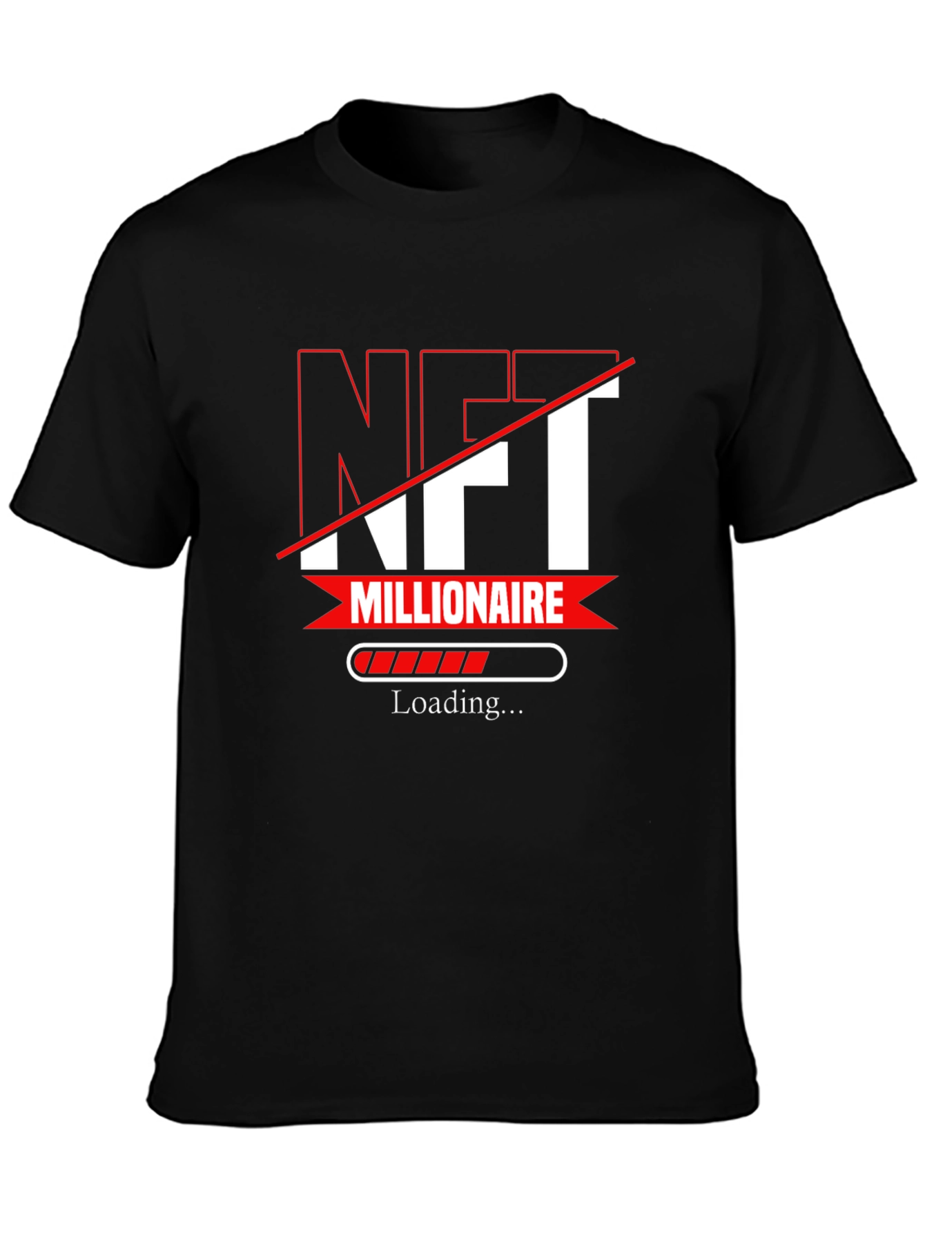 NFT Millionaire Loading T-Shirt - Black