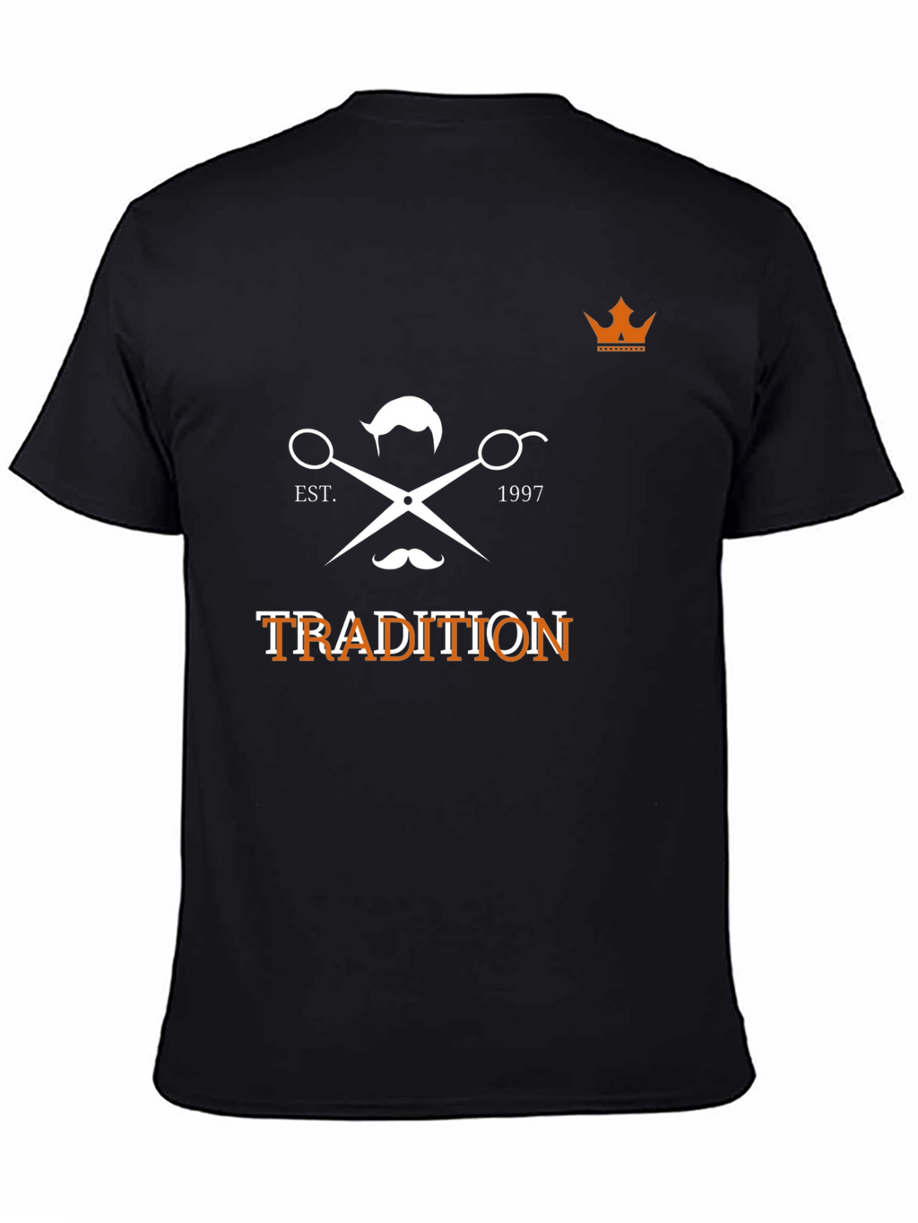 Tradition Barber T-Shirt - Black Graphic Tee