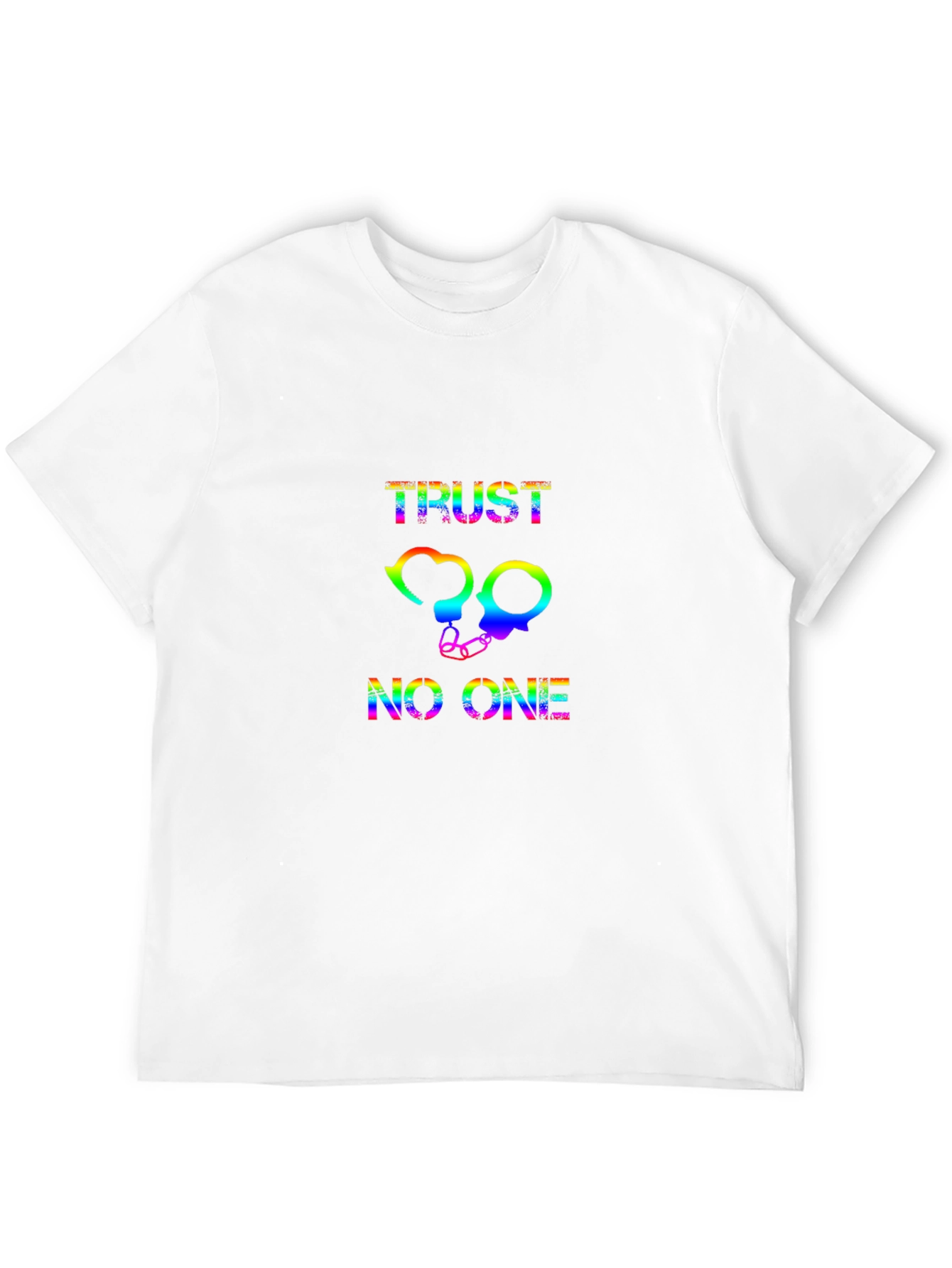 Rainbow Trust No One Graphic Black T-Shirt