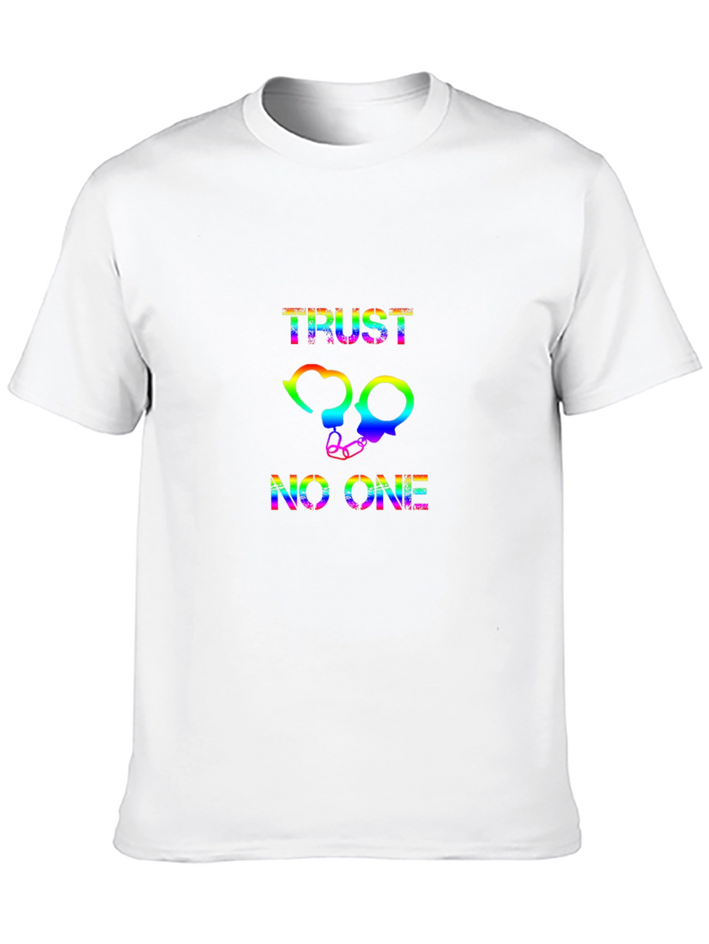 Rainbow Trust No One Graphic Black T-Shirt
