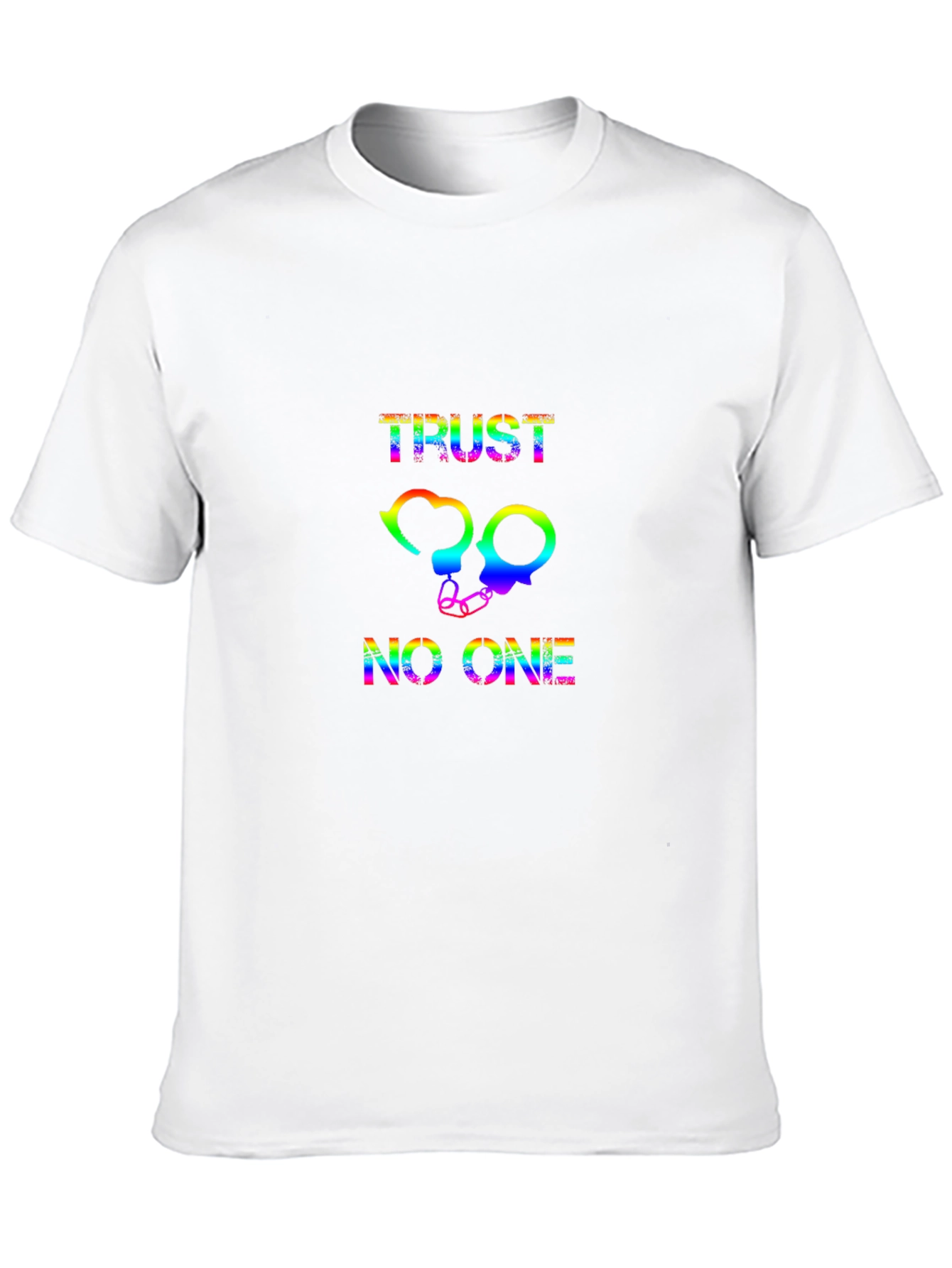 Rainbow Trust No One Graphic Black T-Shirt