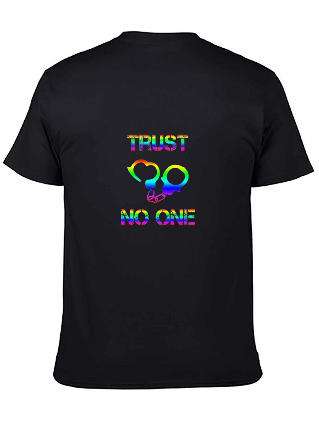 Rainbow Trust No One Graphic Black T-Shirt