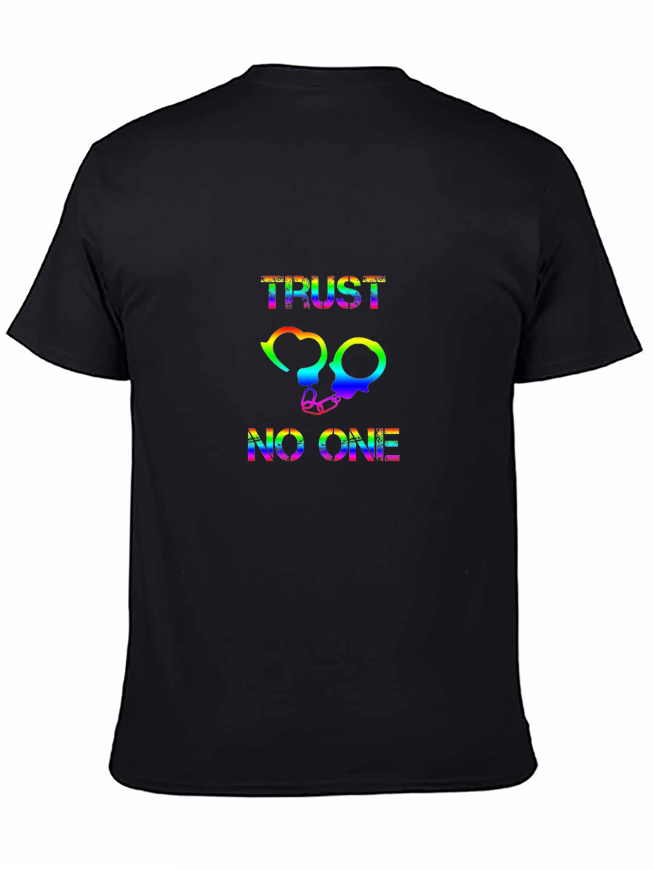 Rainbow Trust No One Graphic Black T-Shirt