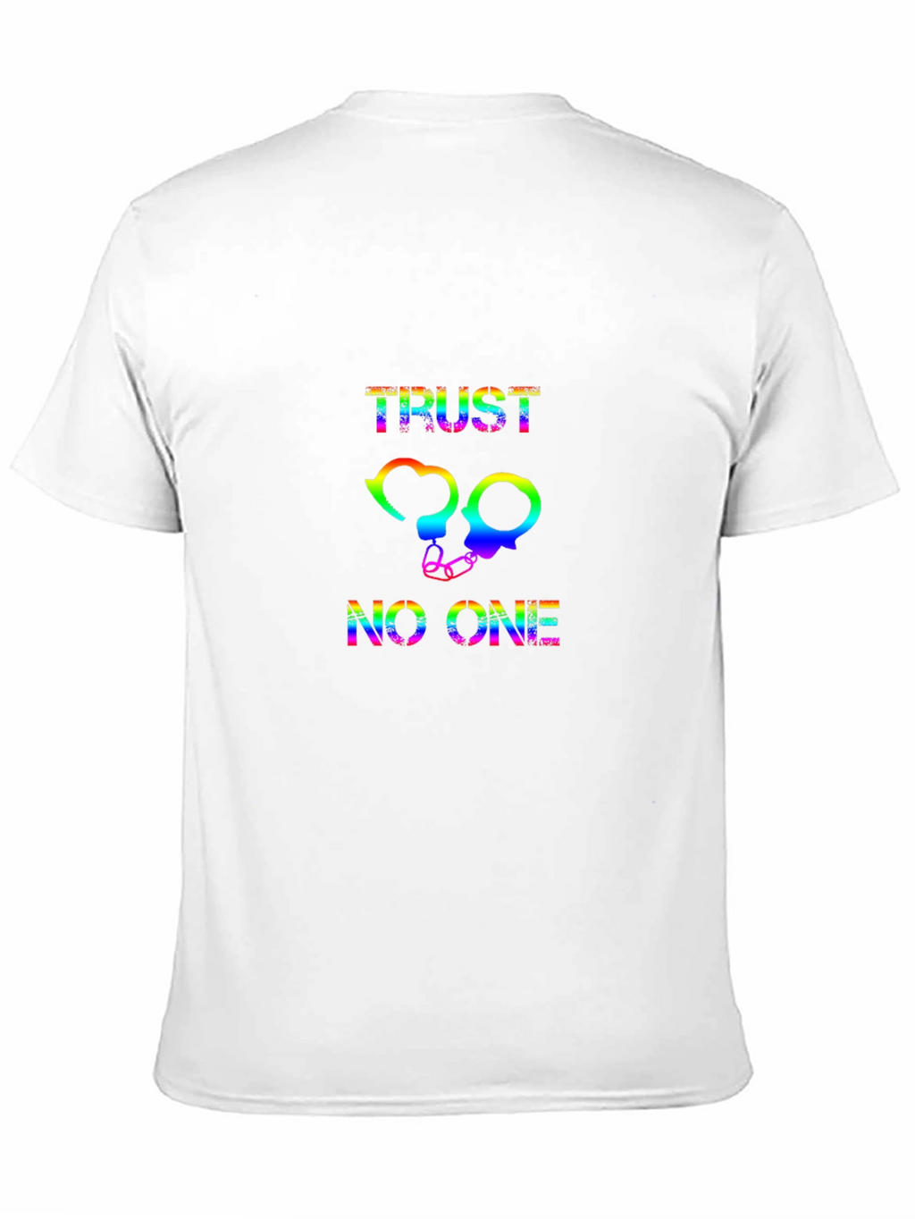 Rainbow Trust No One Graphic Black T-Shirt