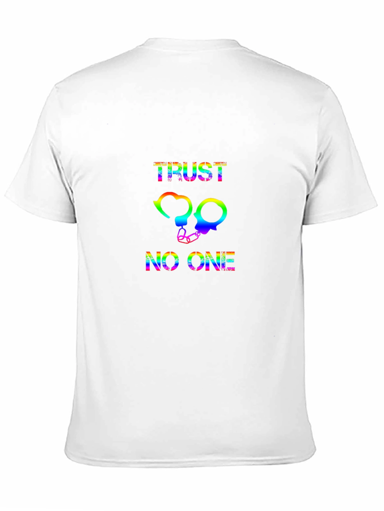Rainbow Trust No One Graphic Black T-Shirt