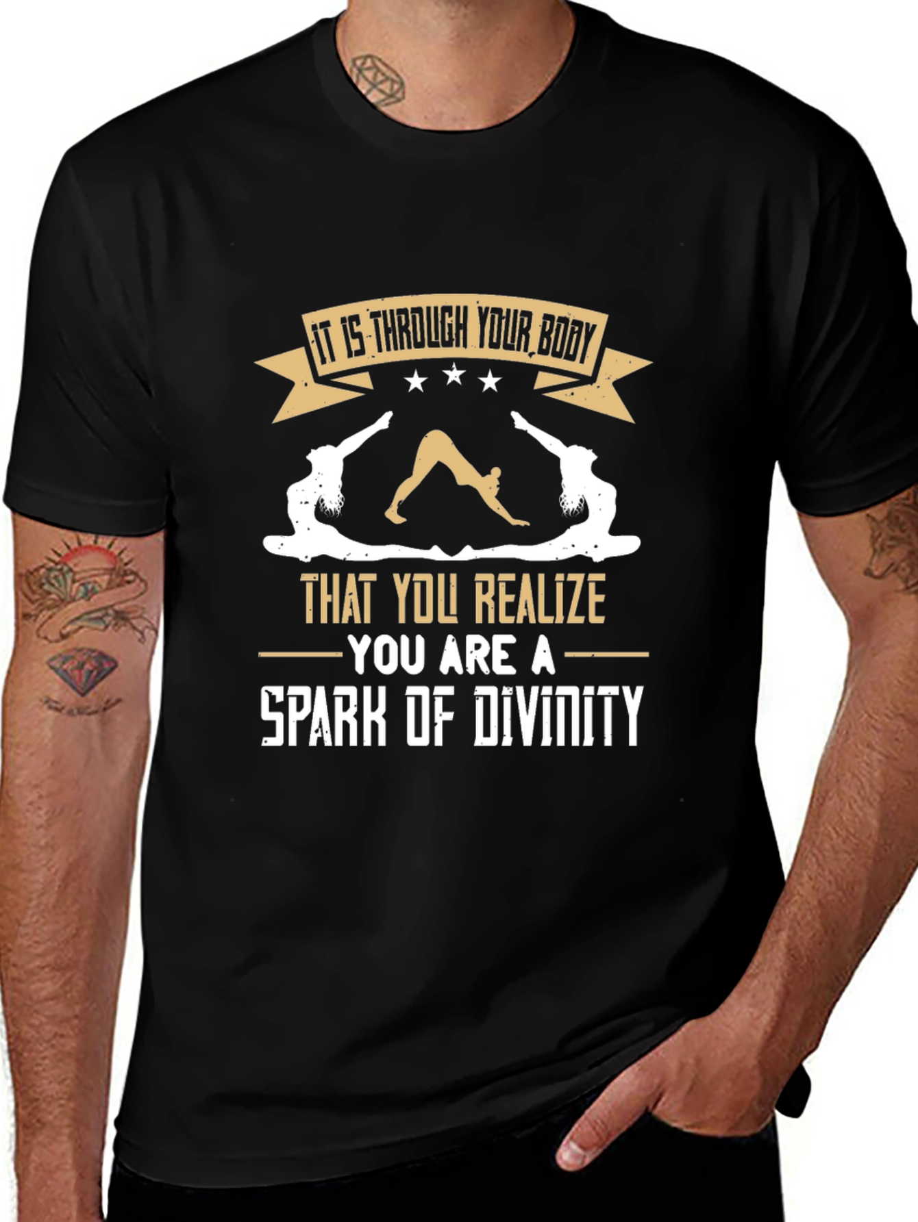 Yoga Inspired Graphic T-Shirt