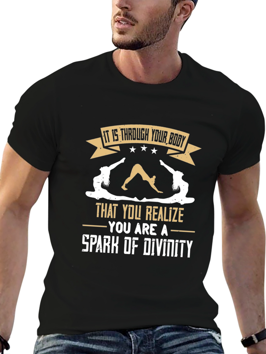 Yoga Inspired Graphic T-Shirt