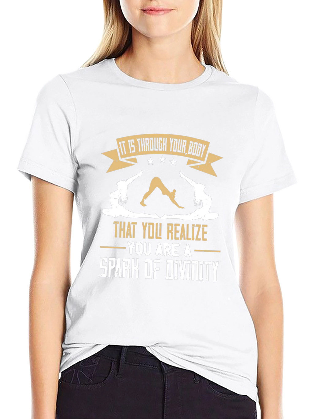 Yoga Inspired Graphic T-Shirt