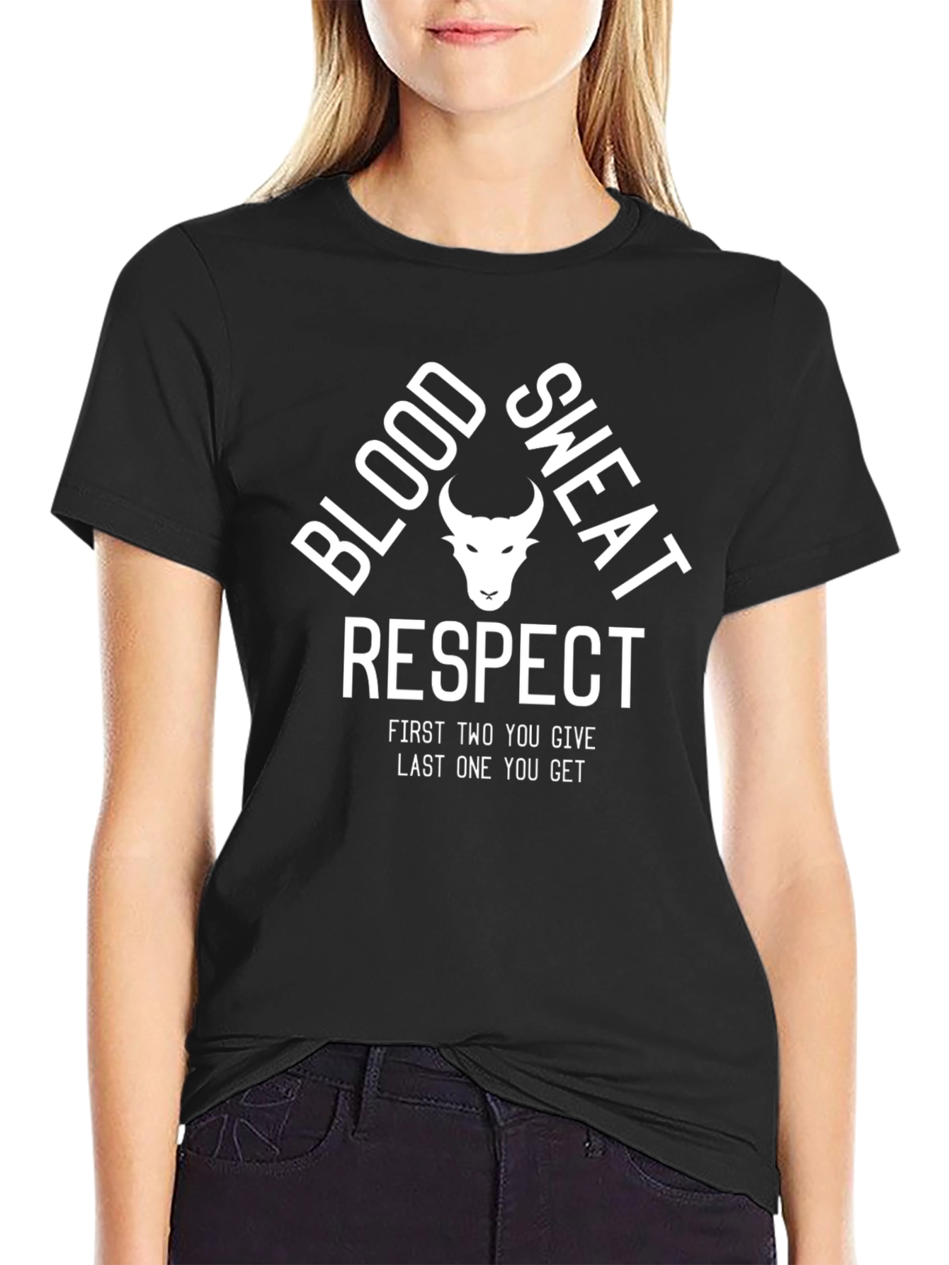 Blood Sweat Respect T-Shirt - Mens Black Graphic Tee