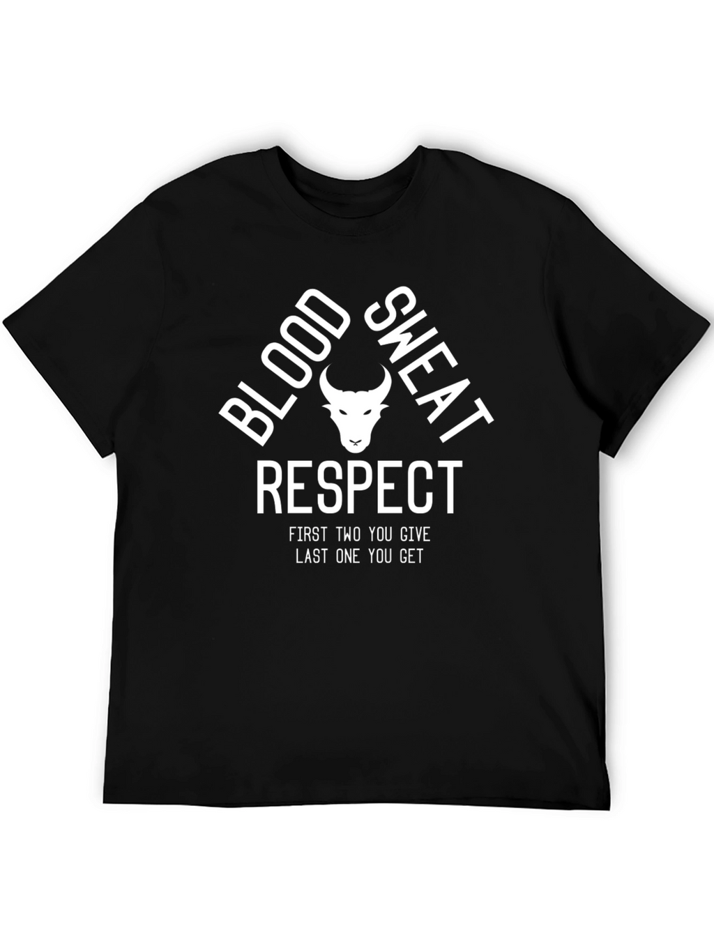Blood Sweat Respect T-Shirt - Mens Black Graphic Tee