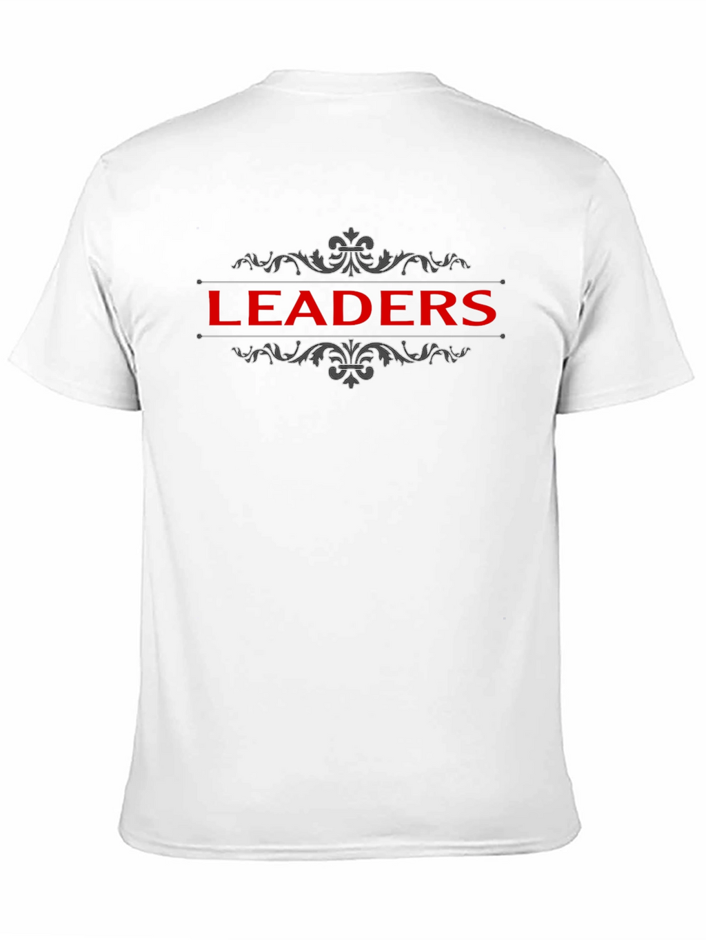 Leaders Graphic T-Shirt - Black Crew Neck Tee