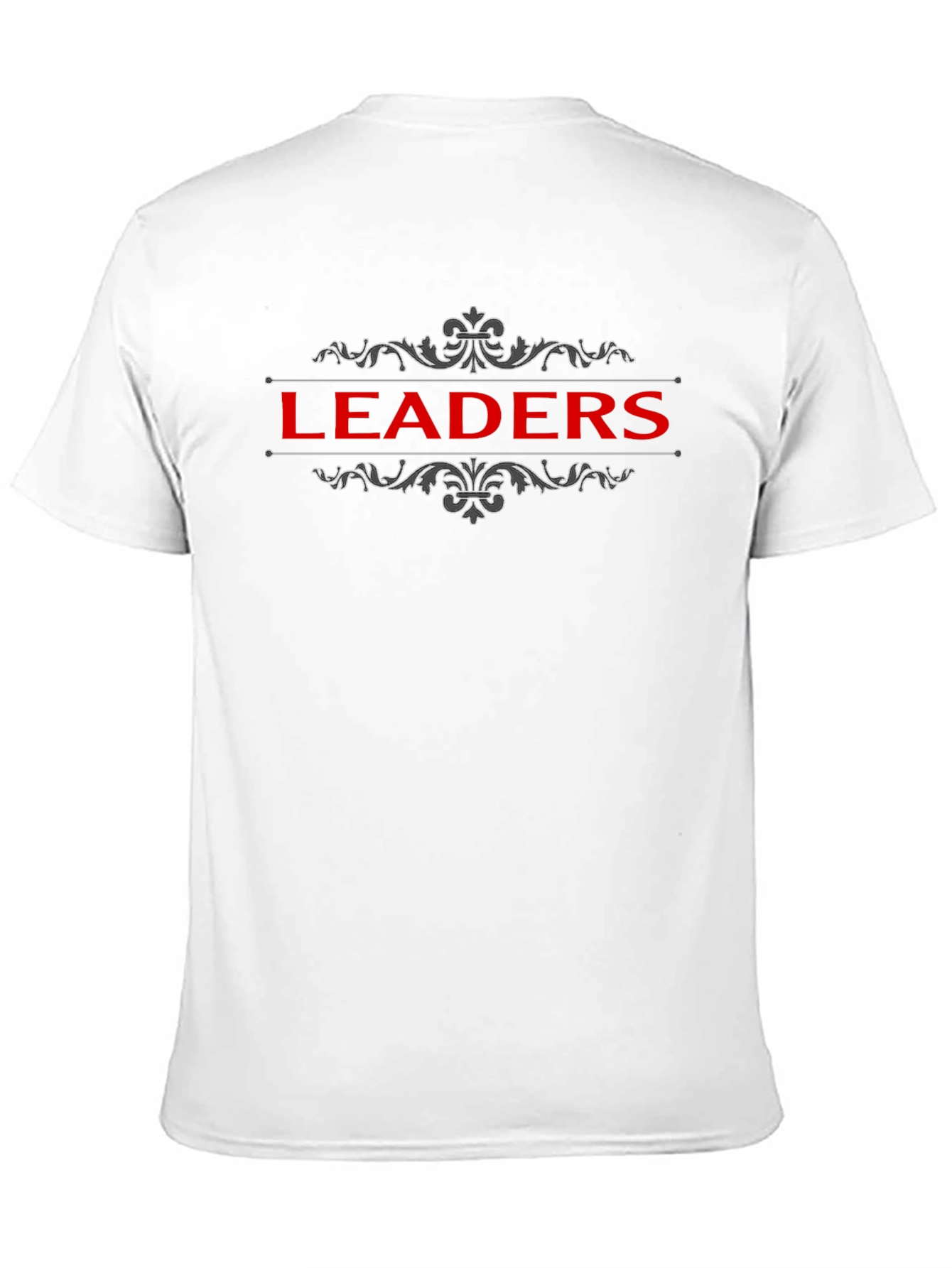 Leaders Graphic T-Shirt - Black Crew Neck Tee