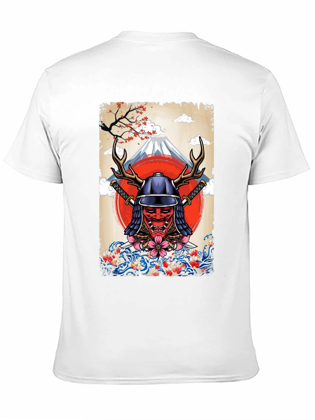Samurai Mask T-Shirt - Japanese Style