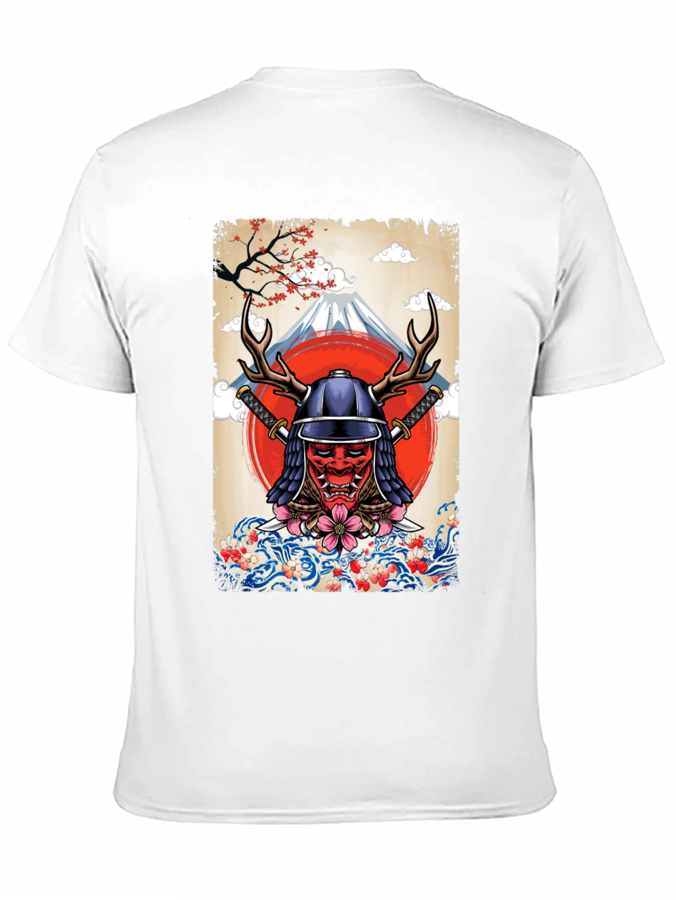 Samurai Mask T-Shirt - Japanese Style