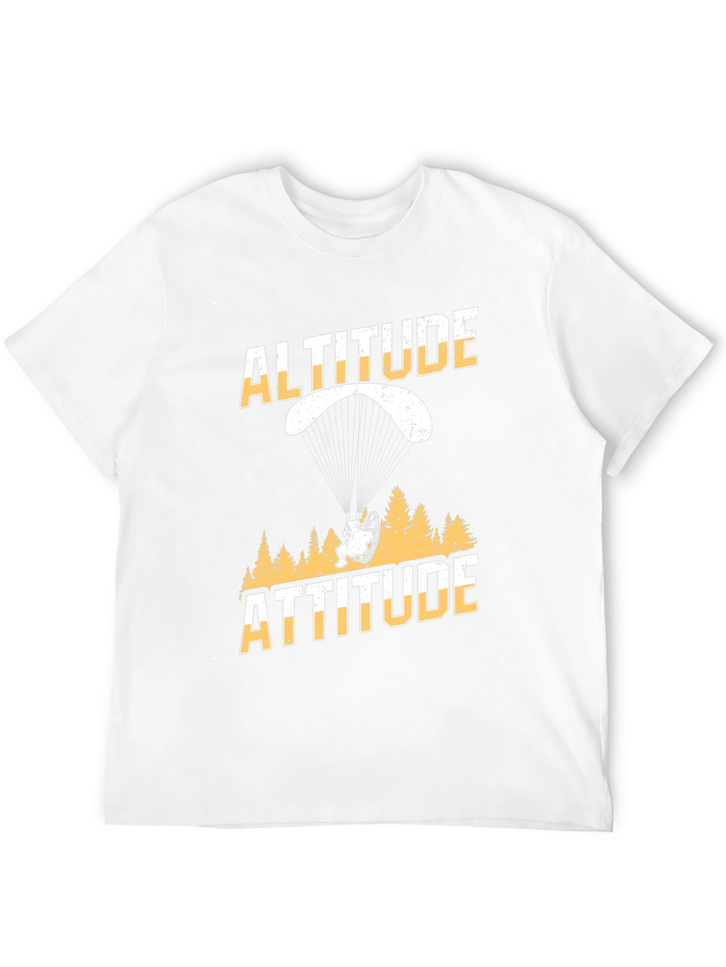 Altitude Attitude Black Graphic T-Shirt