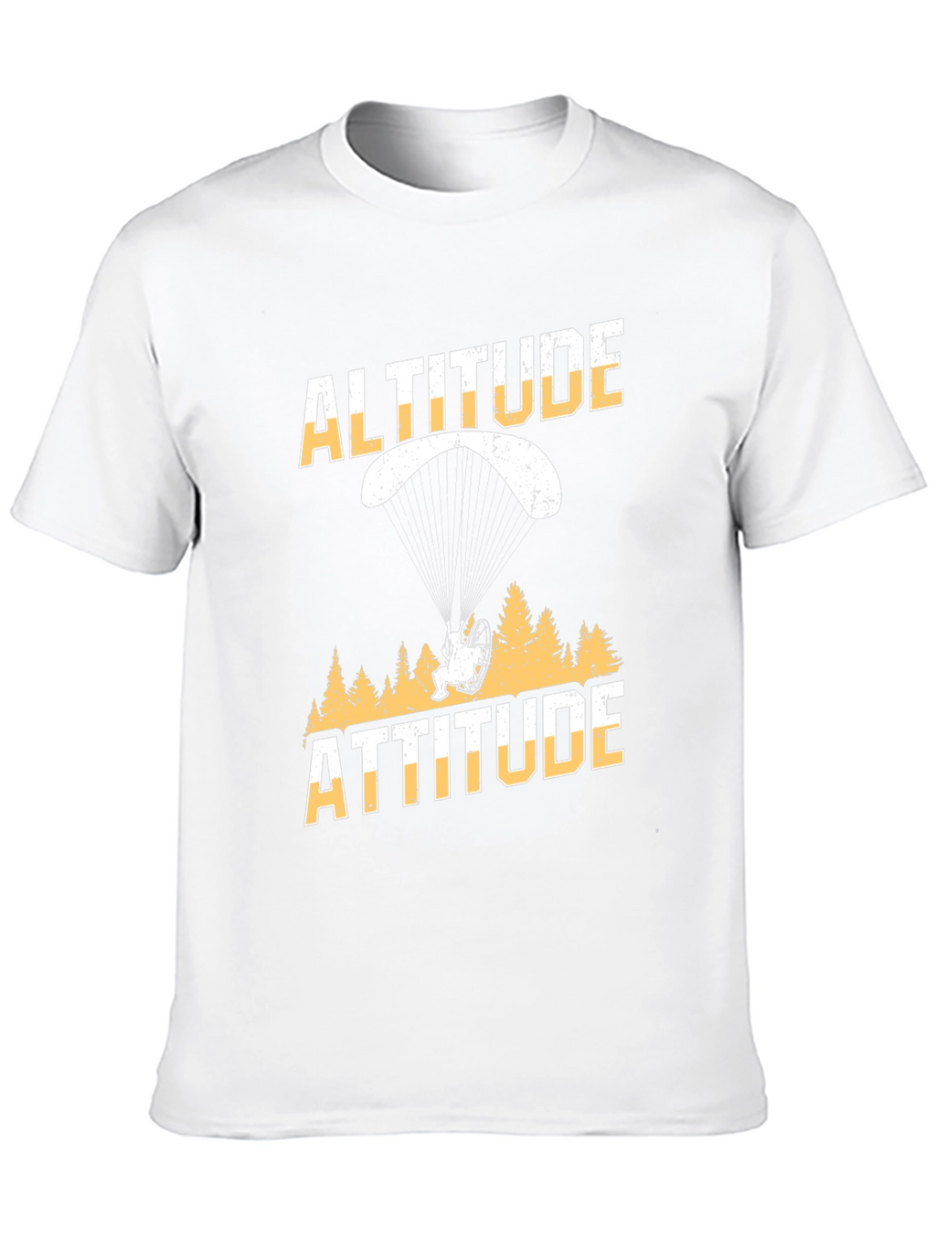 Altitude Attitude Black Graphic T-Shirt