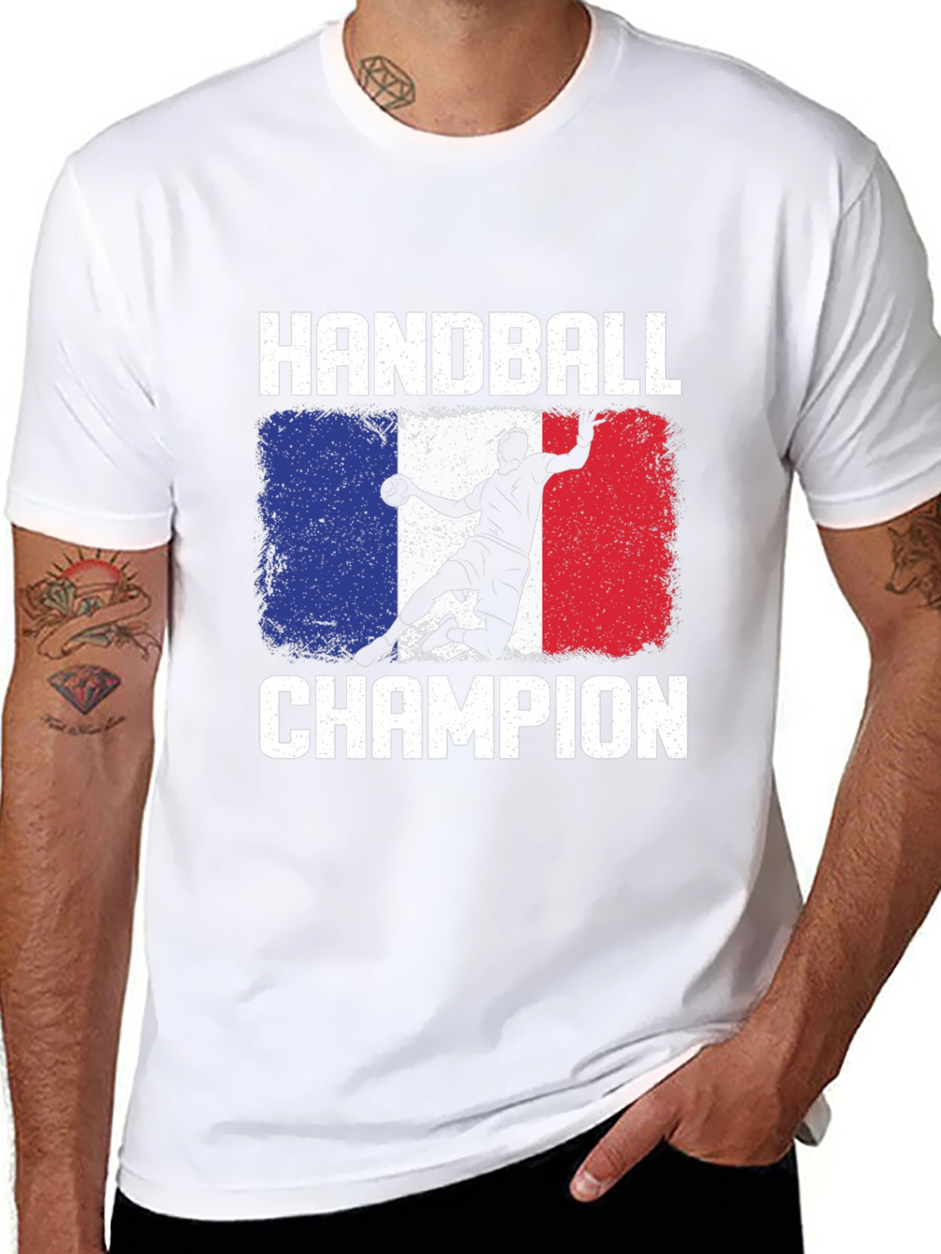 Handball Champion France Flag T-Shirt
