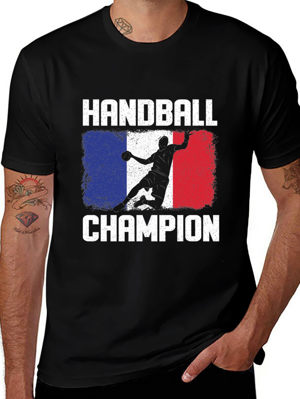 Handball Champion France Flag T-Shirt