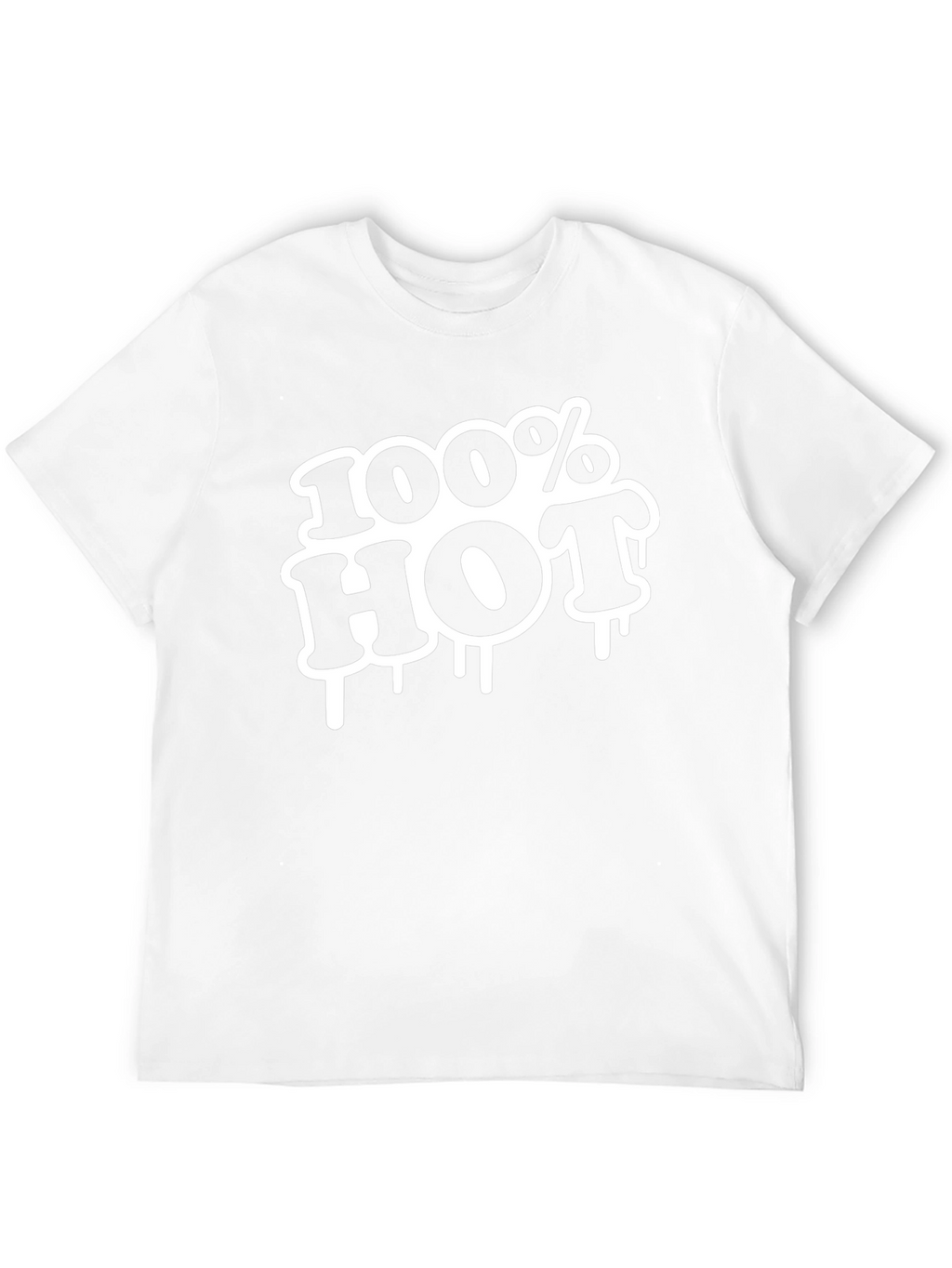 100% Hot Graphic Tee - Black