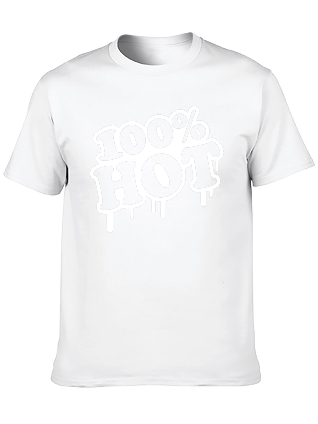 100% Hot Graphic Tee - Black