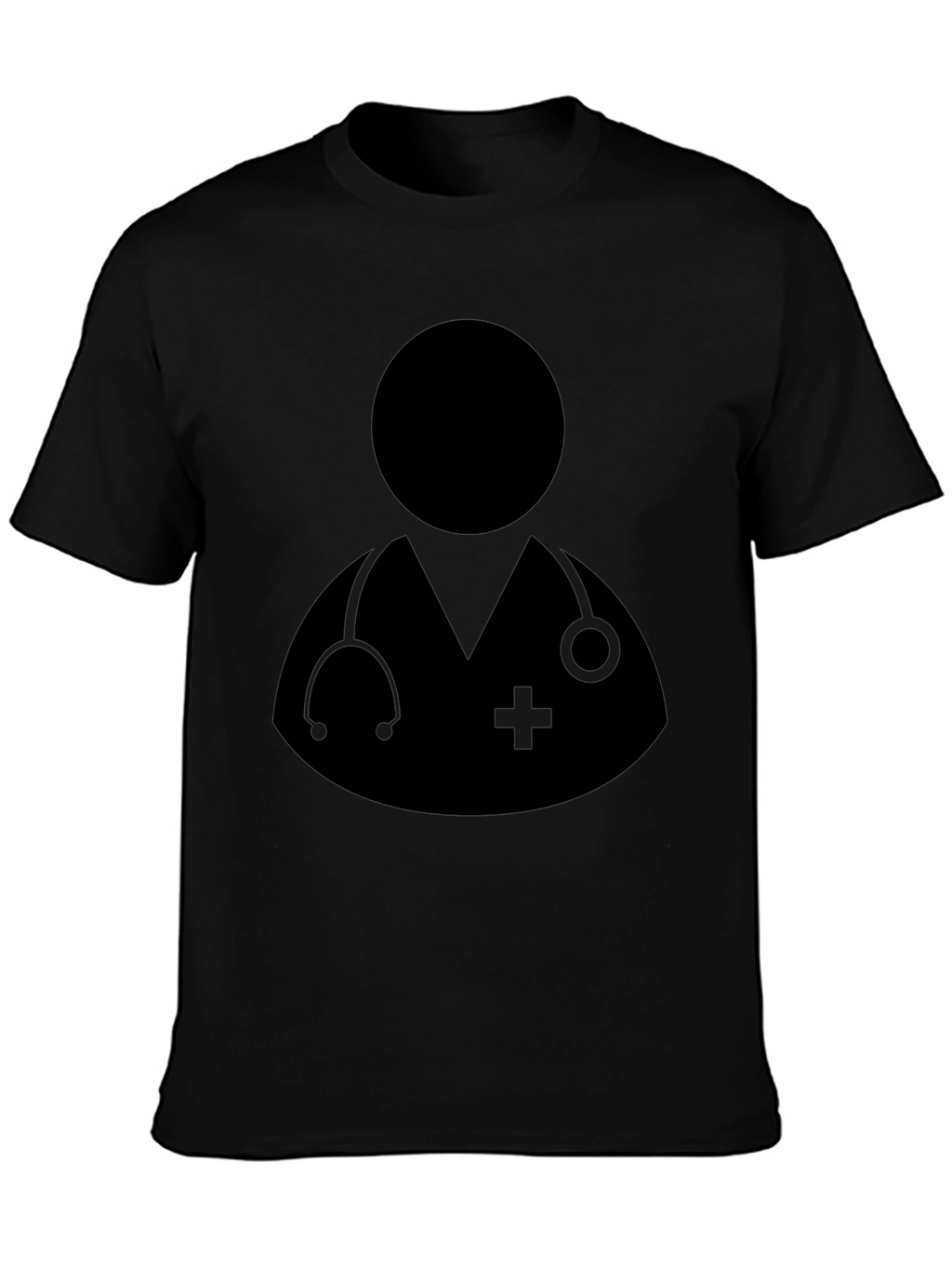 Doctor Graphic Black T-Shirt - Medical Professional Tee