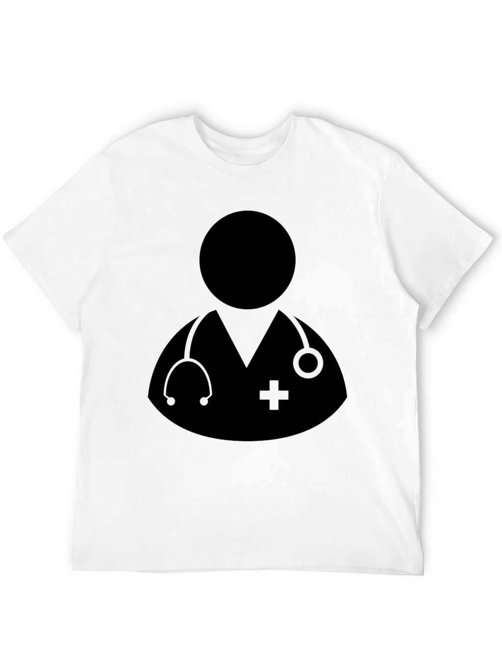 Doctor Graphic Black T-Shirt - Medical Professional Tee