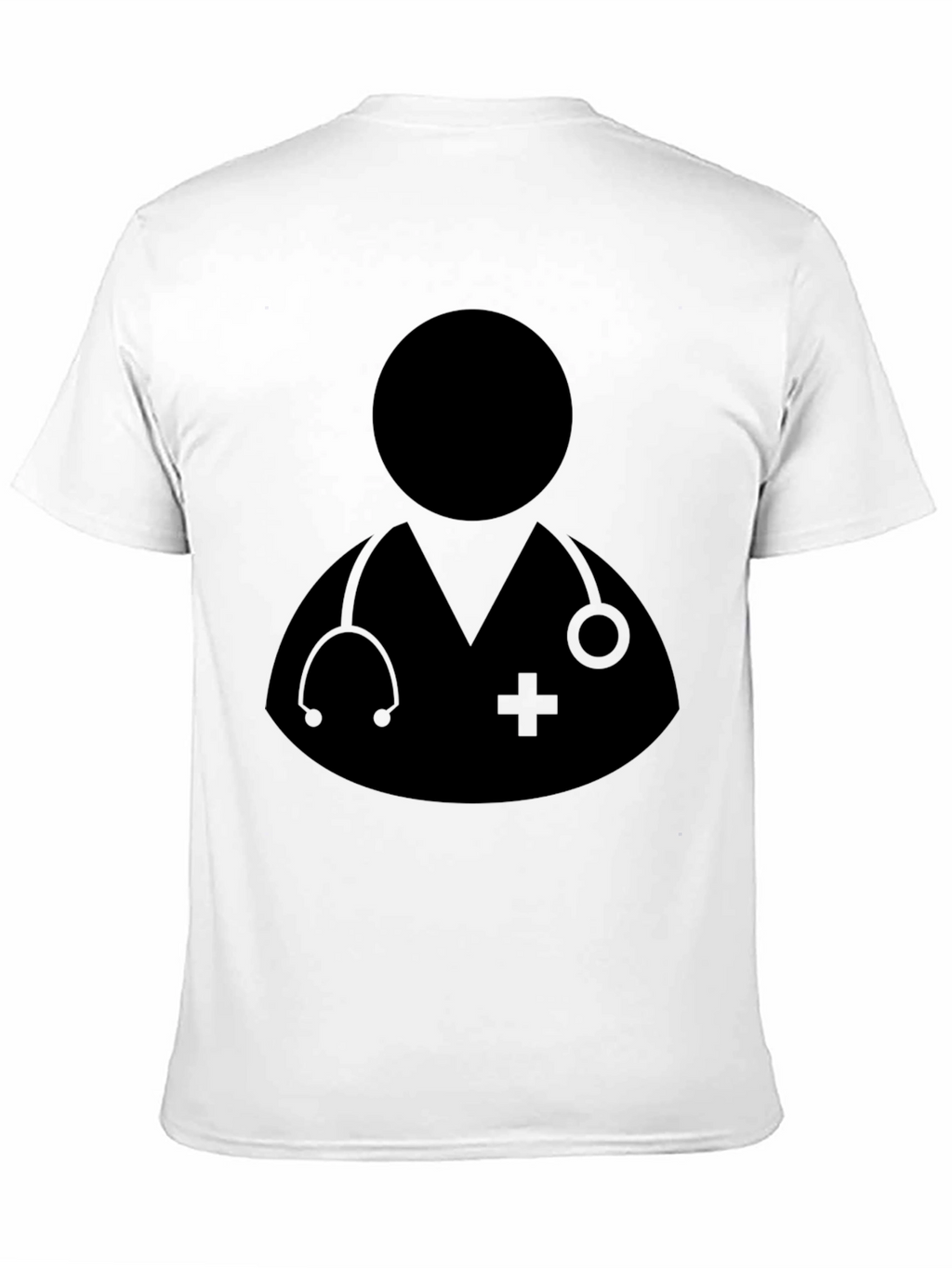 Doctor Graphic Black T-Shirt - Medical Professional Tee