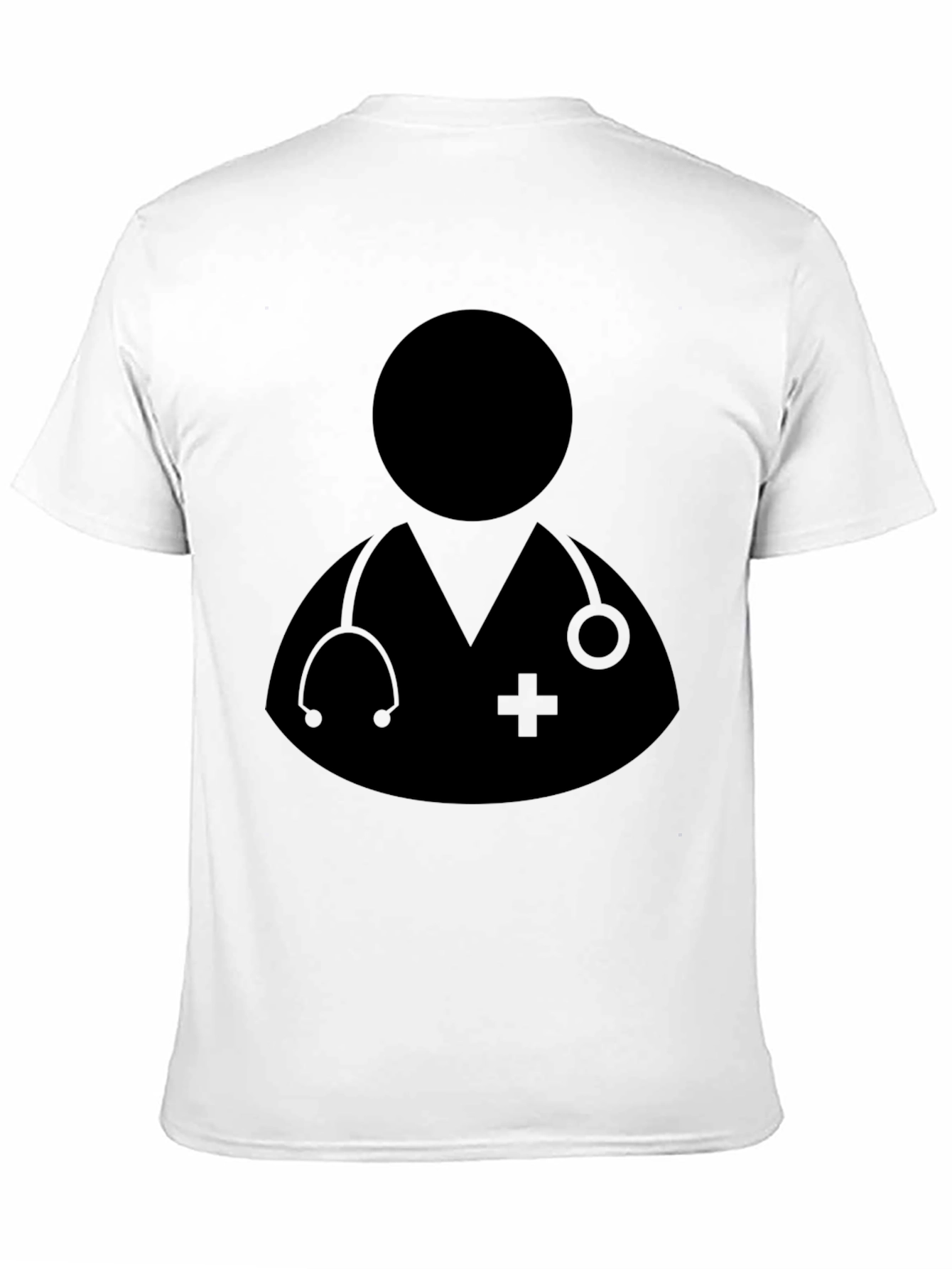 Doctor Graphic Black T-Shirt - Medical Professional Tee