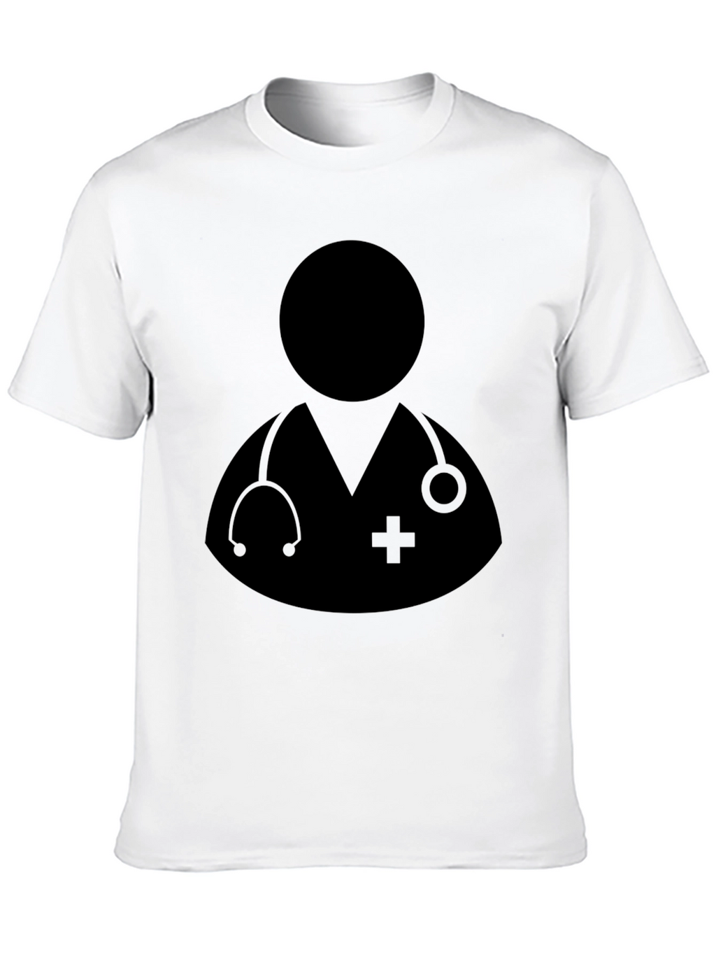 Doctor Graphic Black T-Shirt - Medical Professional Tee