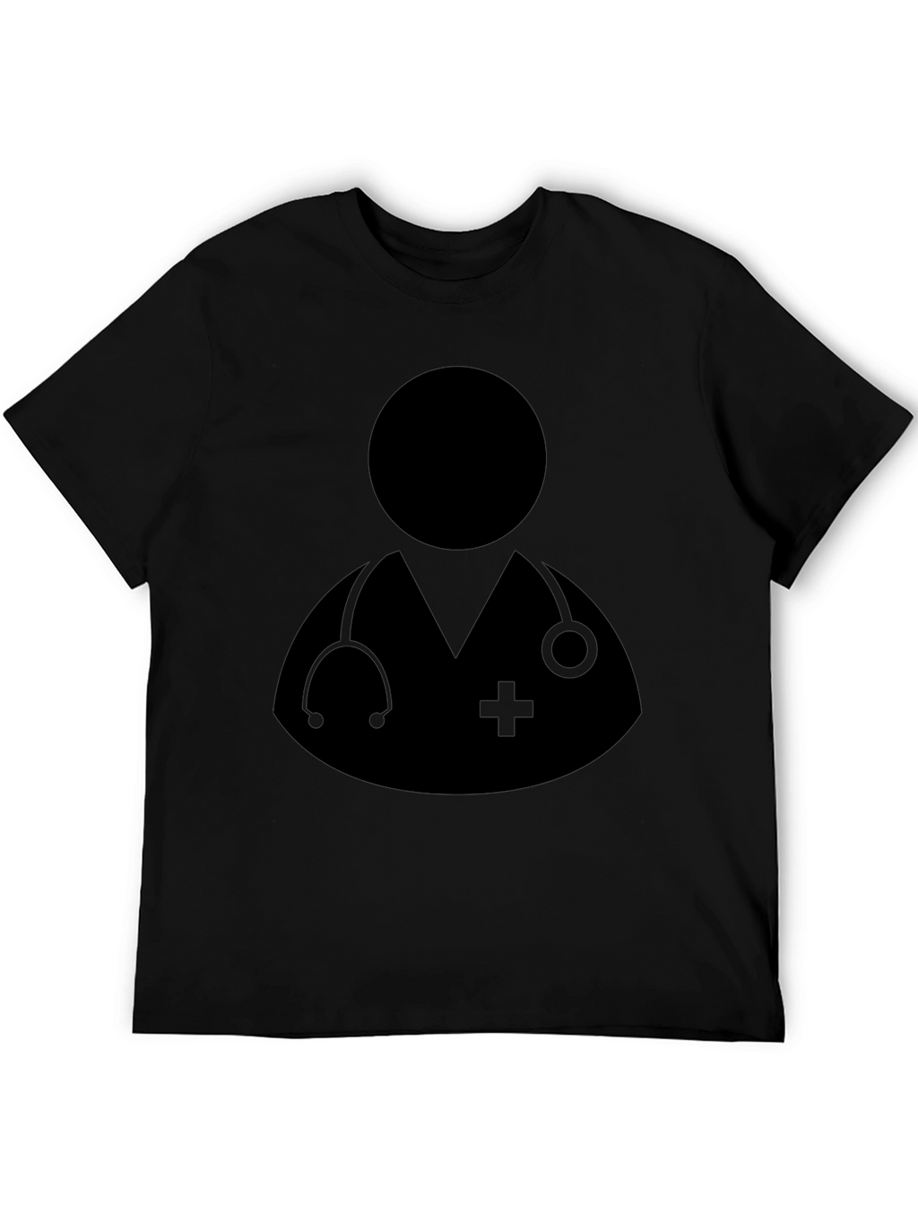 Doctor Graphic Black T-Shirt - Medical Professional Tee