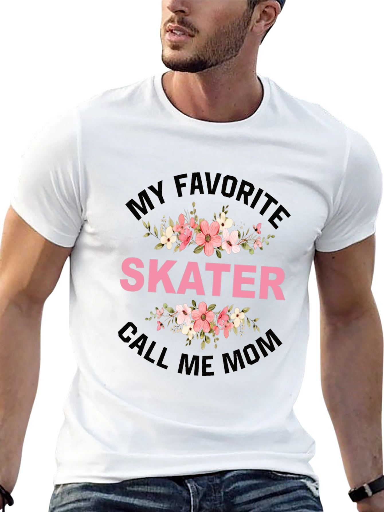 My Favorite Skater Call Me Mom T-Shirt