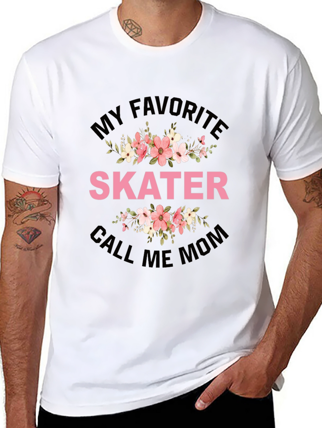 My Favorite Skater Call Me Mom T-Shirt