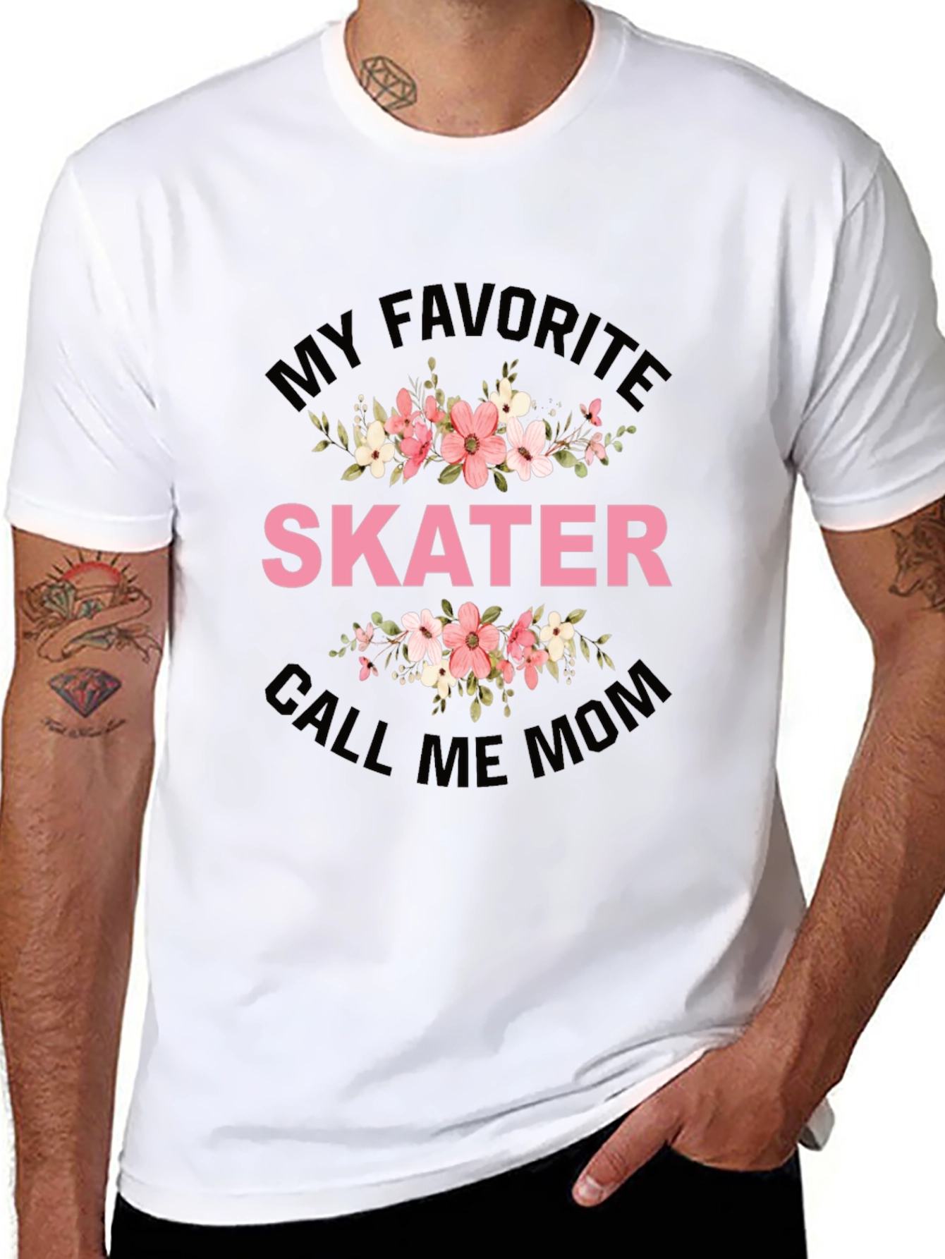 My Favorite Skater Call Me Mom T-Shirt