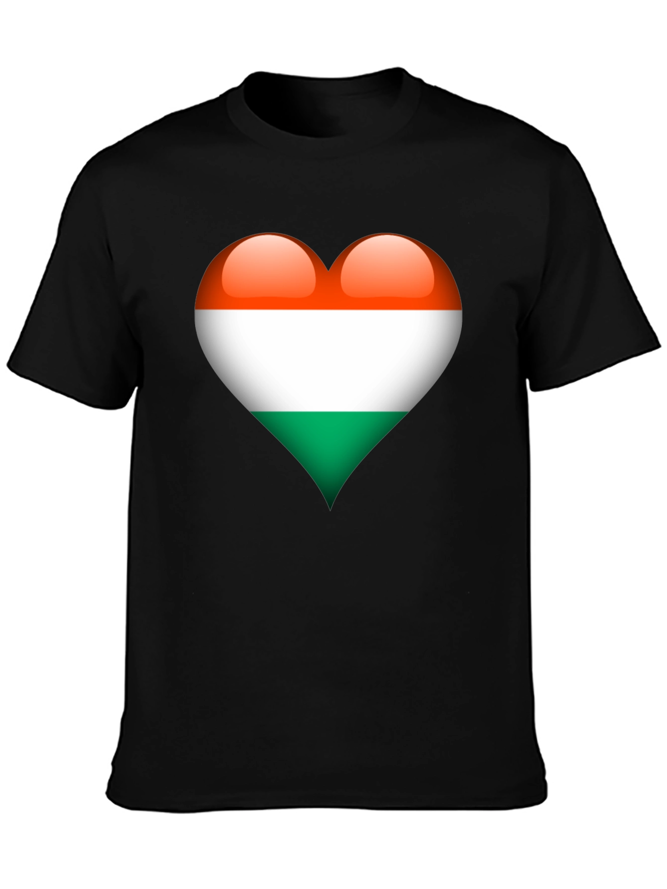Hungary Flag Heart T-Shirt - Show Your Love!
