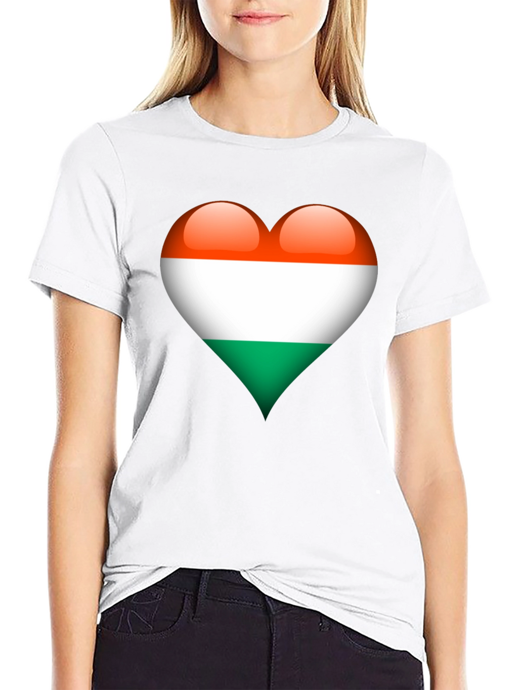 Hungary Flag Heart T-Shirt - Show Your Love!