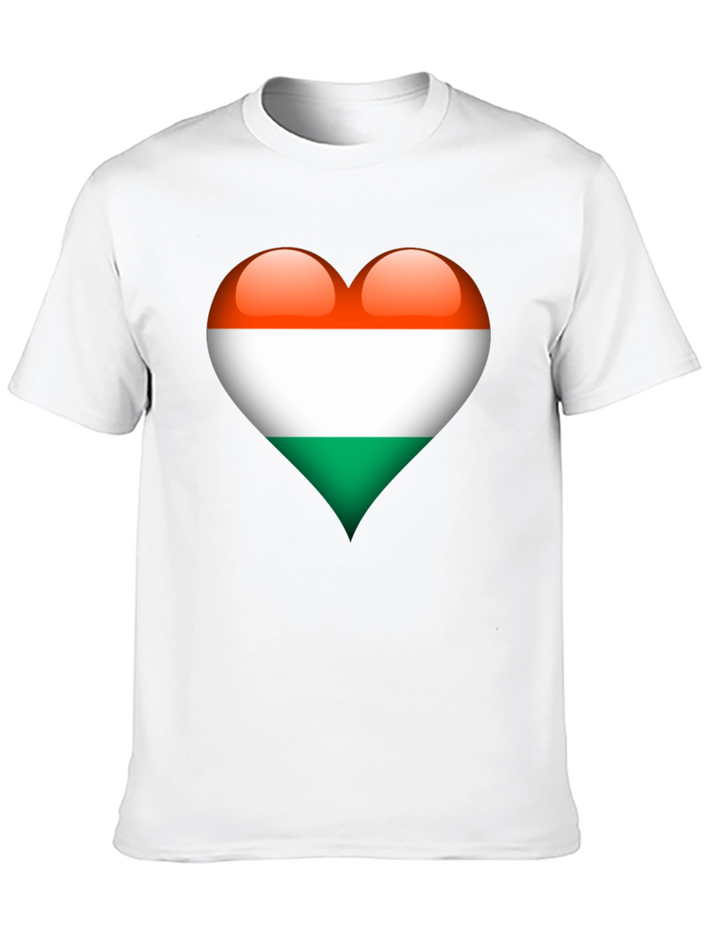 Hungary Flag Heart T-Shirt - Show Your Love!