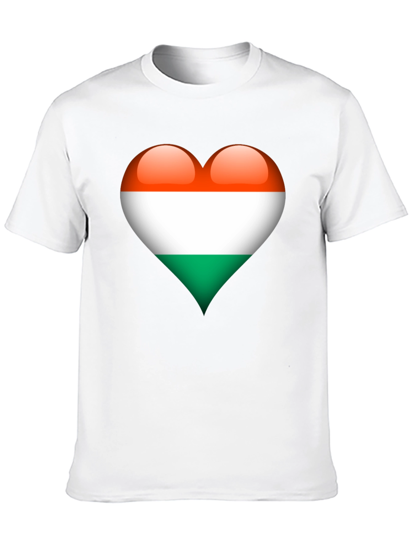 Hungary Flag Heart T-Shirt - Show Your Love!