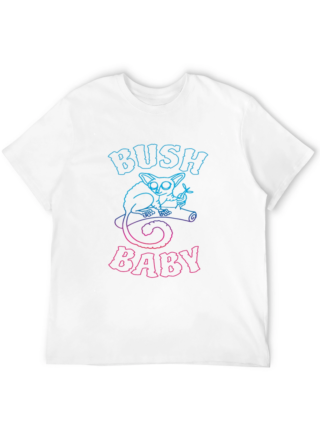 Bush Baby Graphic Tee - Novelty Animal T-Shirt