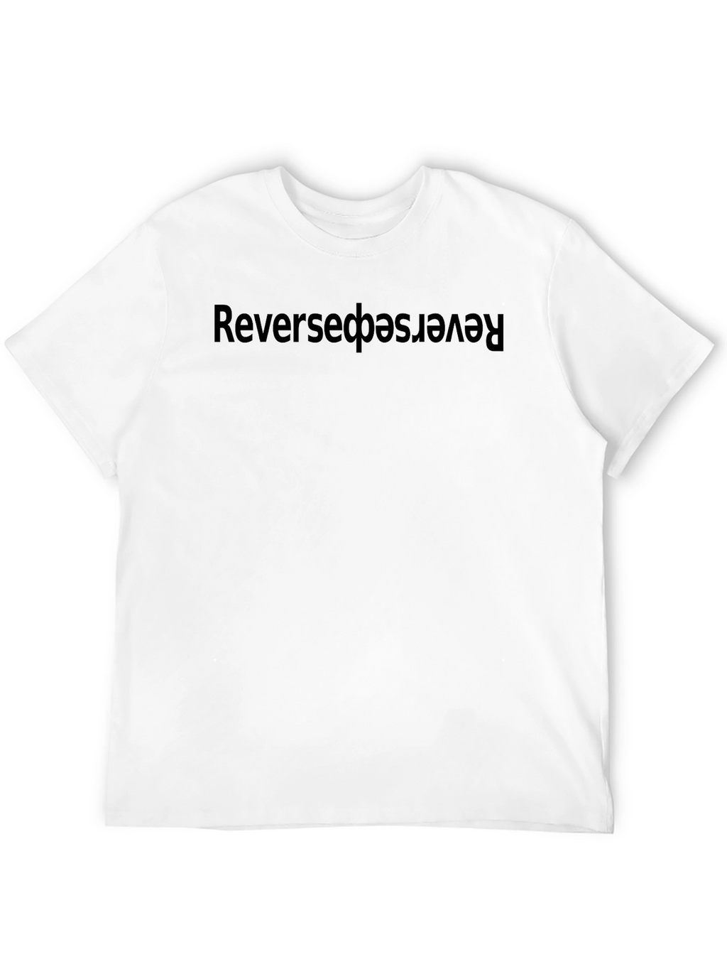 Reversed Black T-Shirt