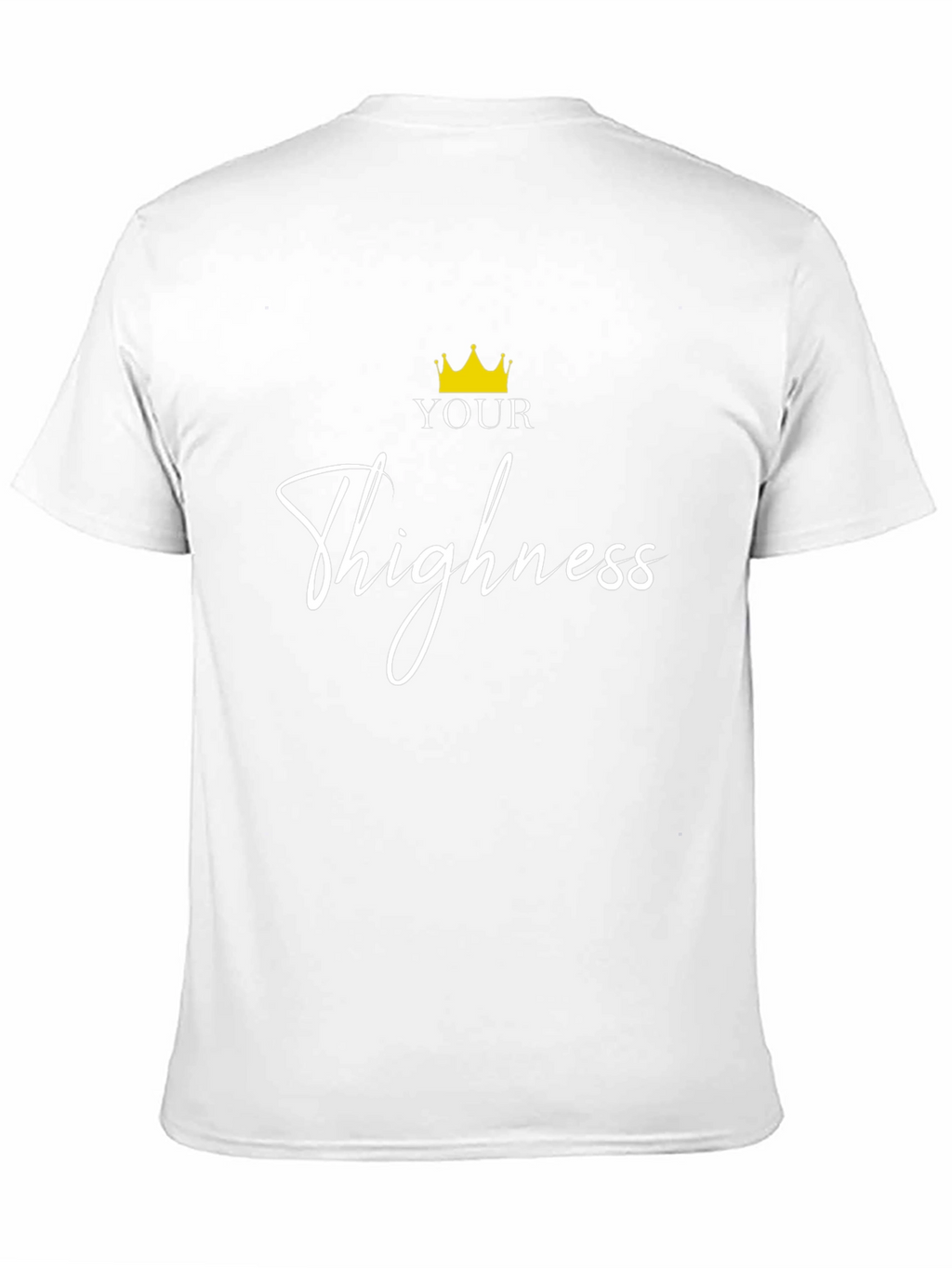 Your Thighness Black Graphic Tee