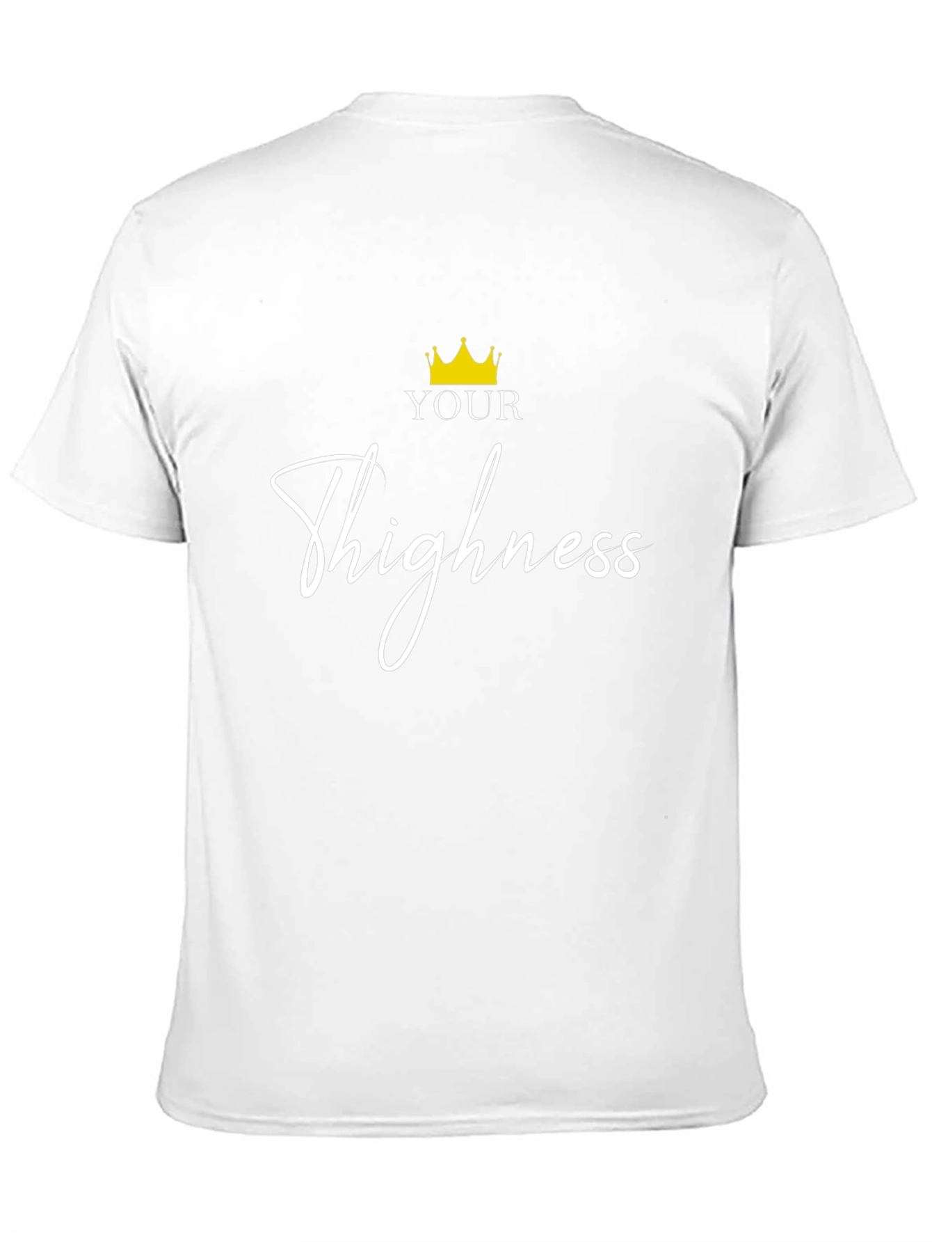 Your Thighness Black Graphic Tee
