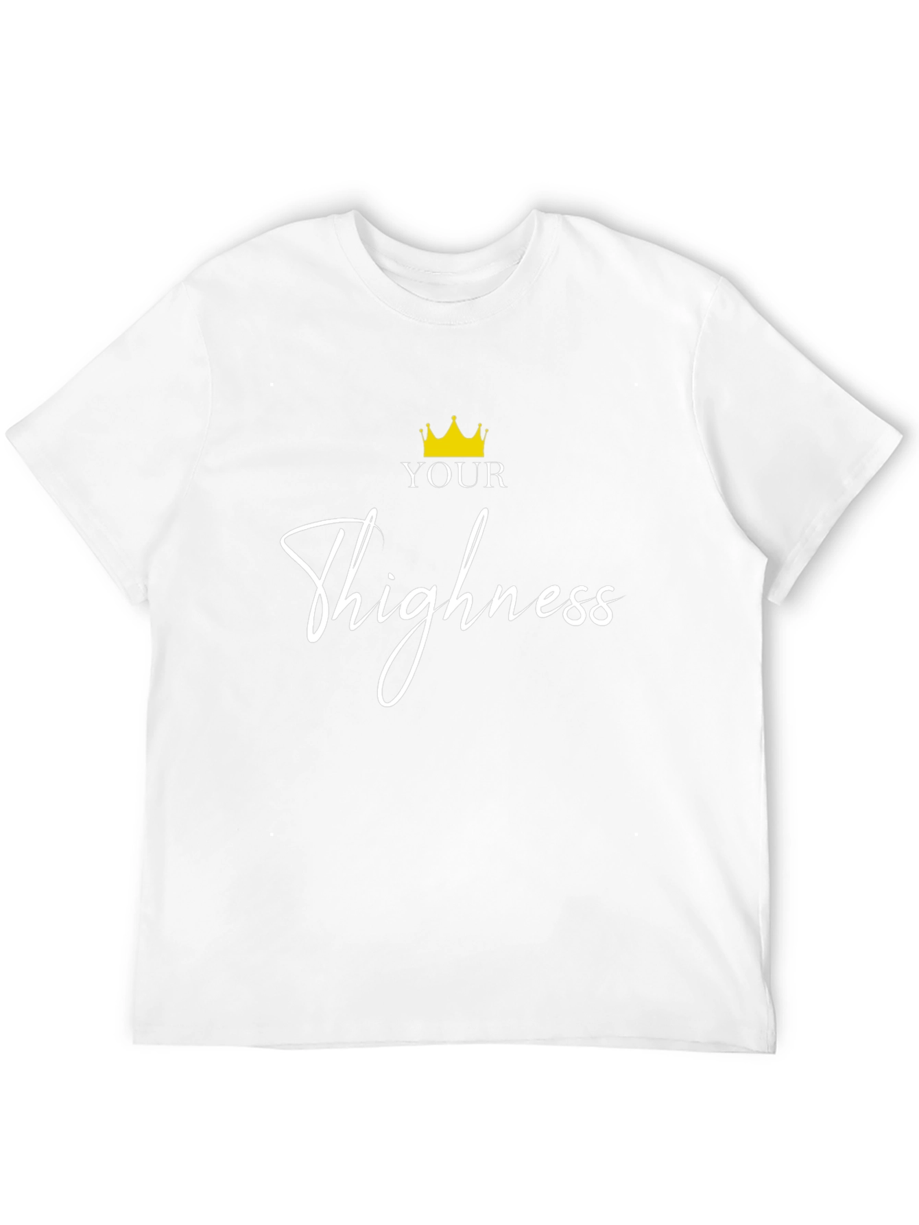 Your Thighness Black Graphic Tee