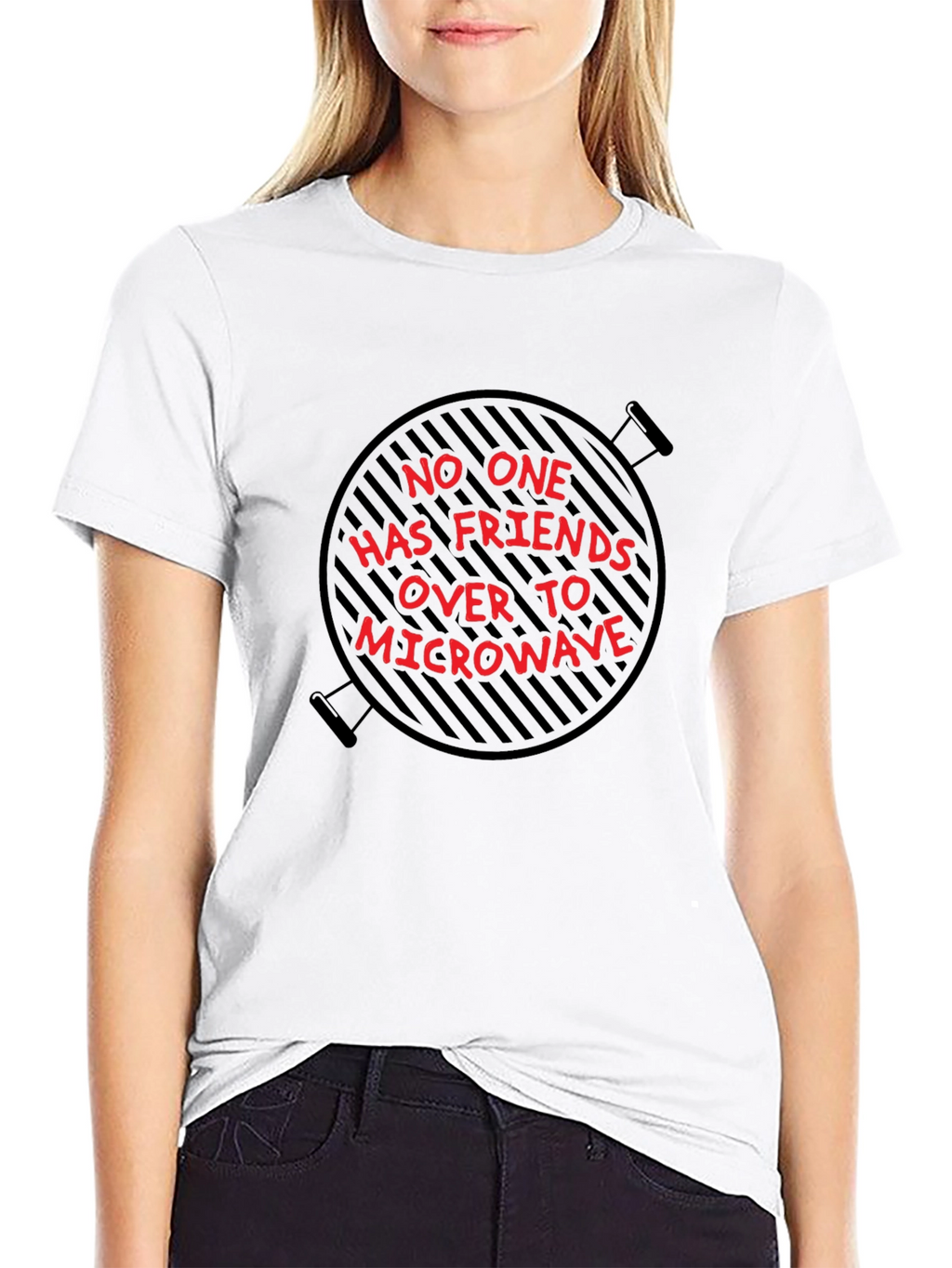 BBQ Microwave T-Shirt - Funny Grilling Tee