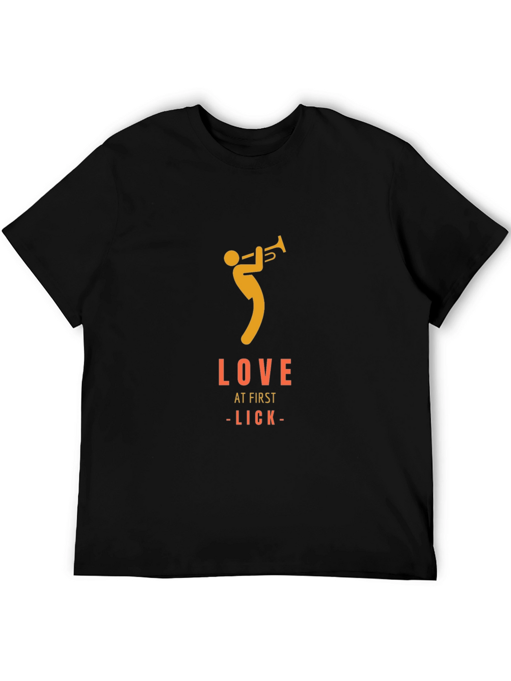 Love at First Lick T-Shirt - Black Musical Design